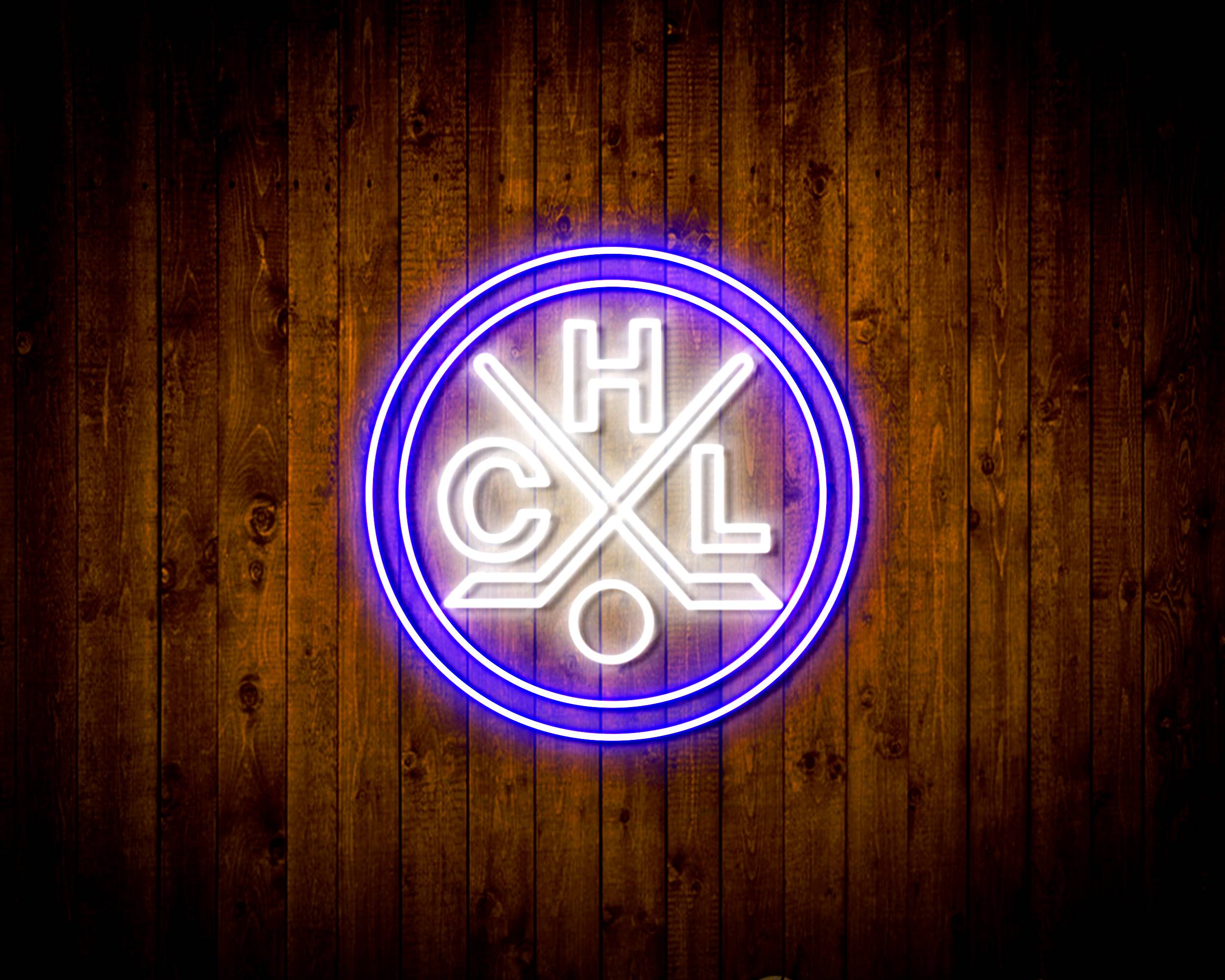 CHL HC Lugano Handmade LED Neon Light Sign