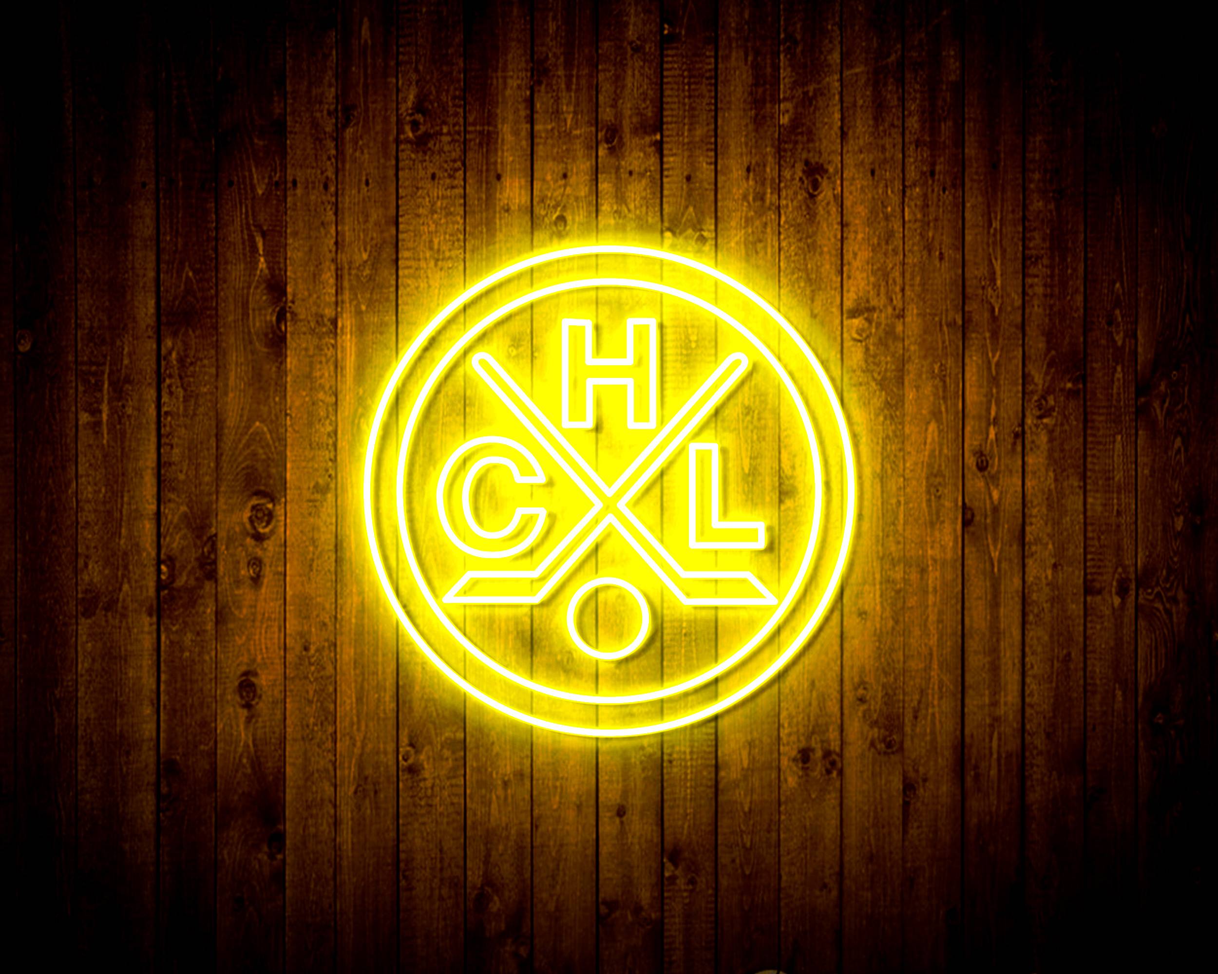 CHL HC Lugano Handmade LED Neon Light Sign