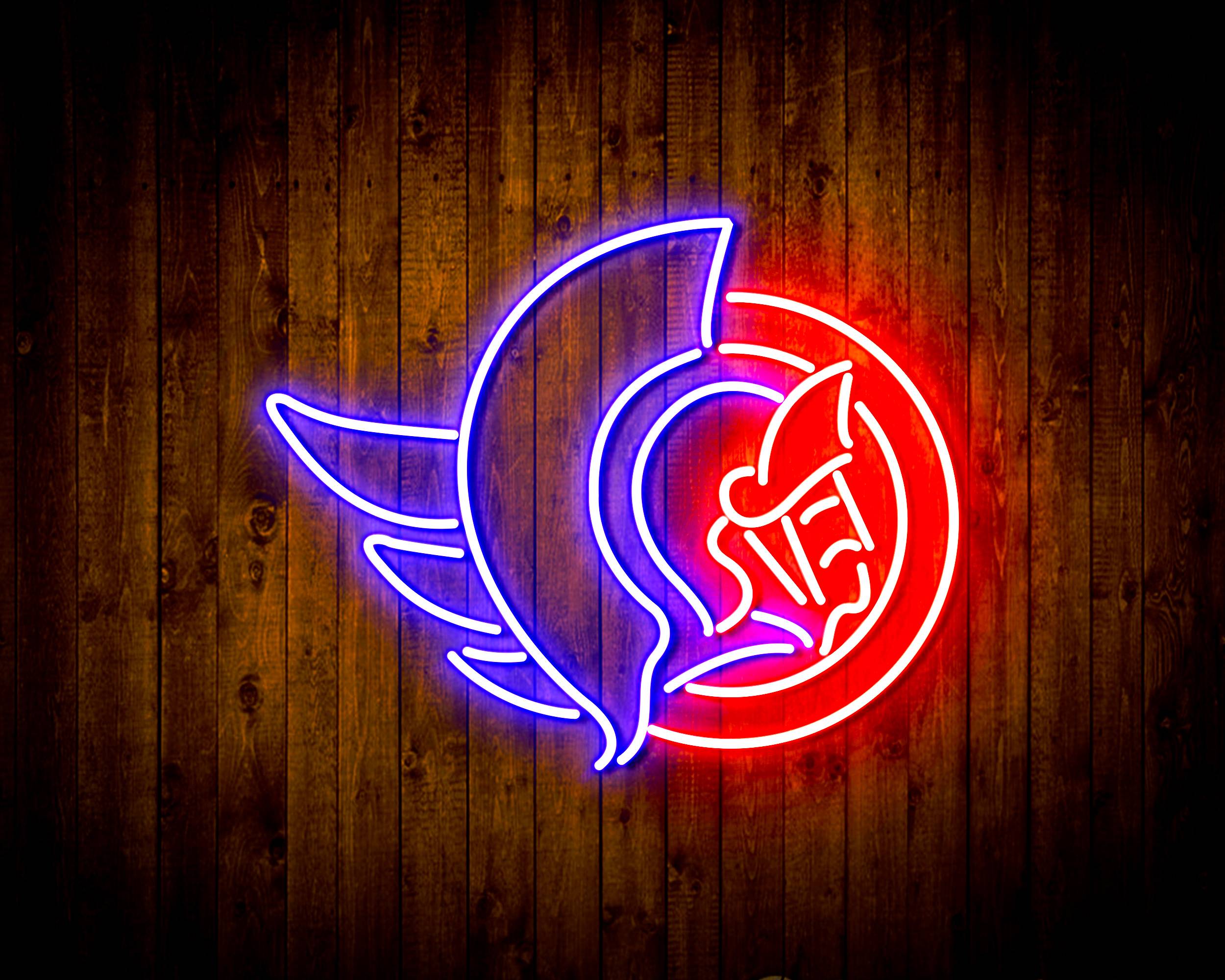 NHL Ottawa Senators Handmade LED Neon Light Sign