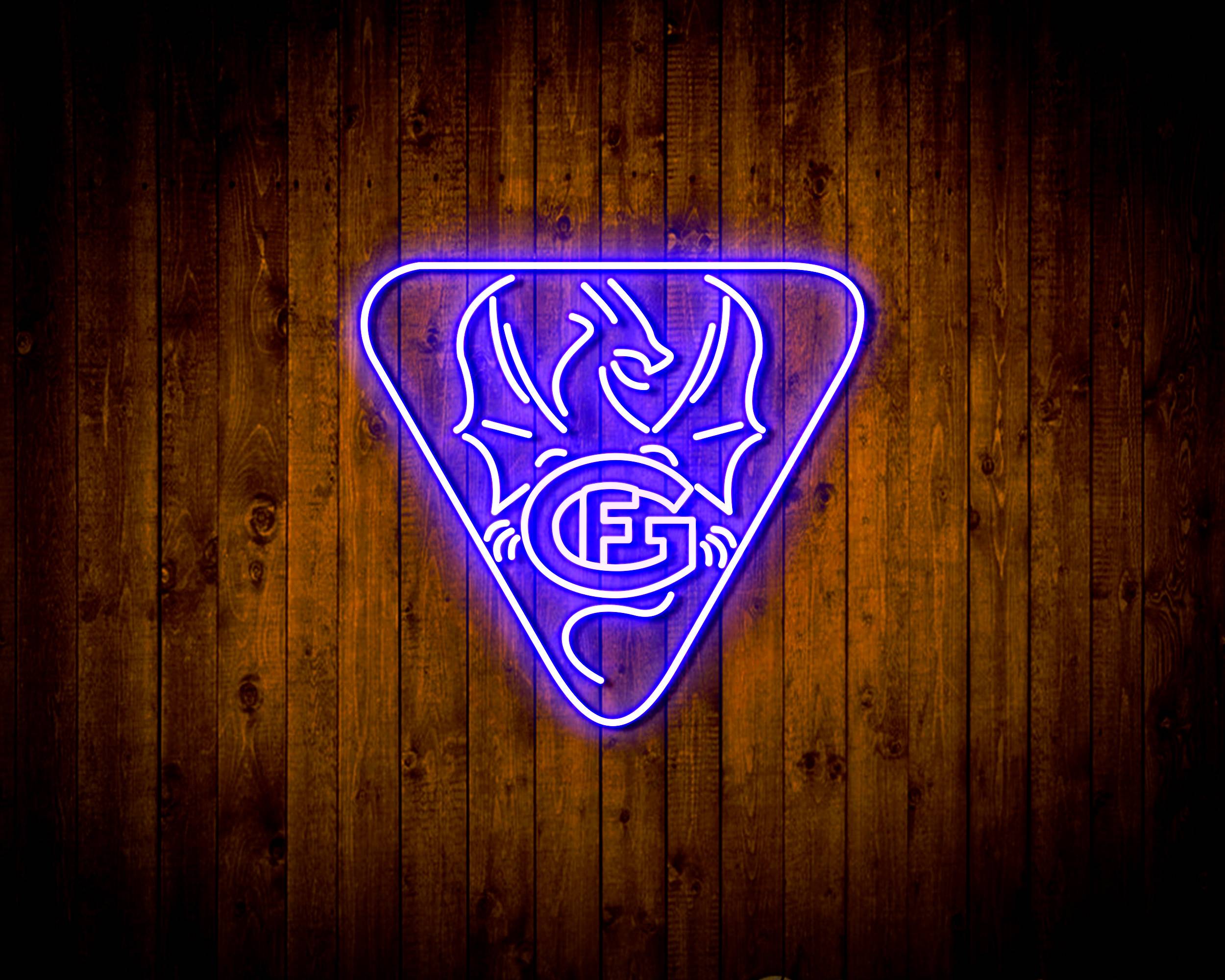 Hockey Club Fribourg-Gott¨¦ron logo Handmade LED Neon Light Sign