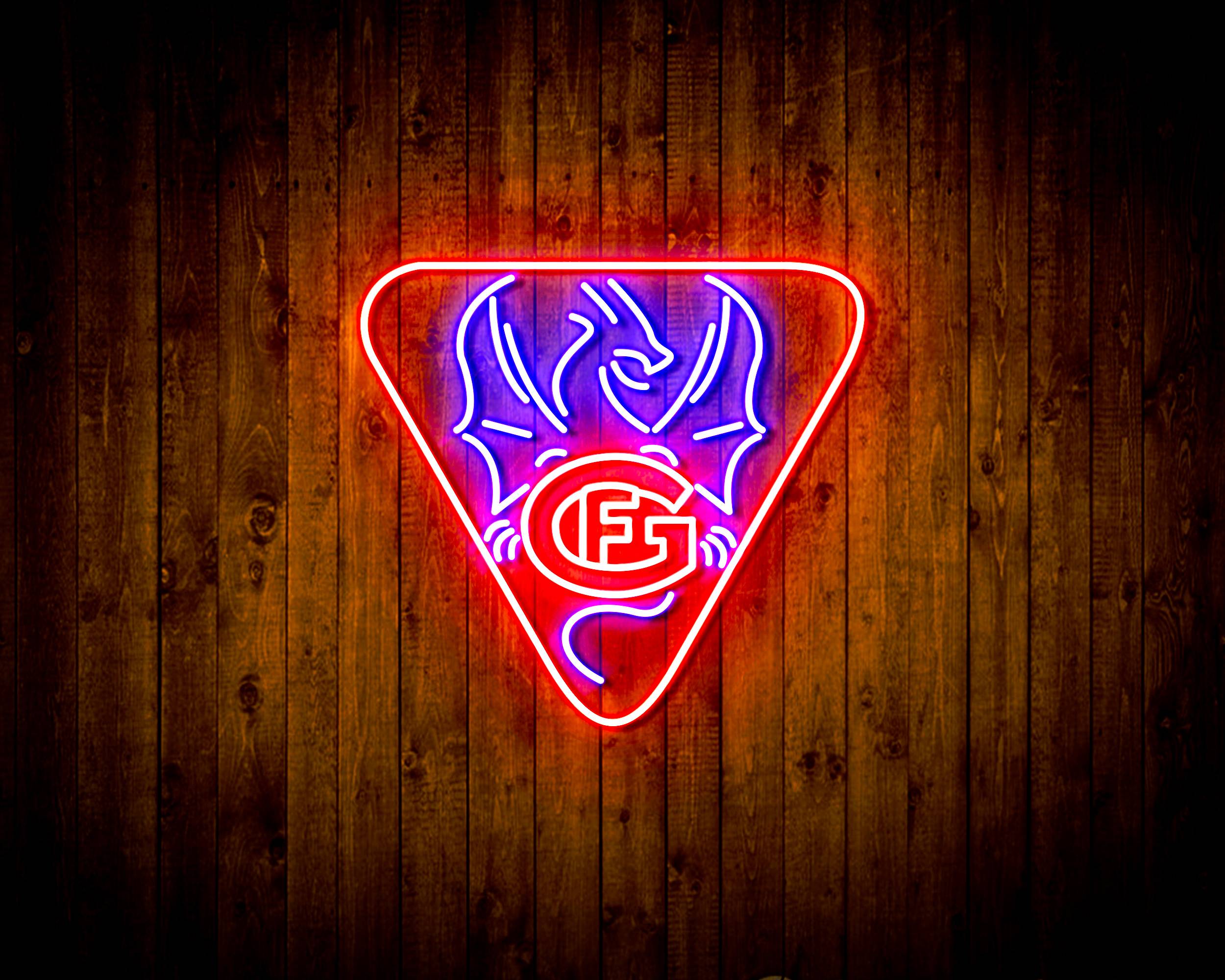 Hockey Club Fribourg-Gott¨¦ron logo Handmade LED Neon Light Sign