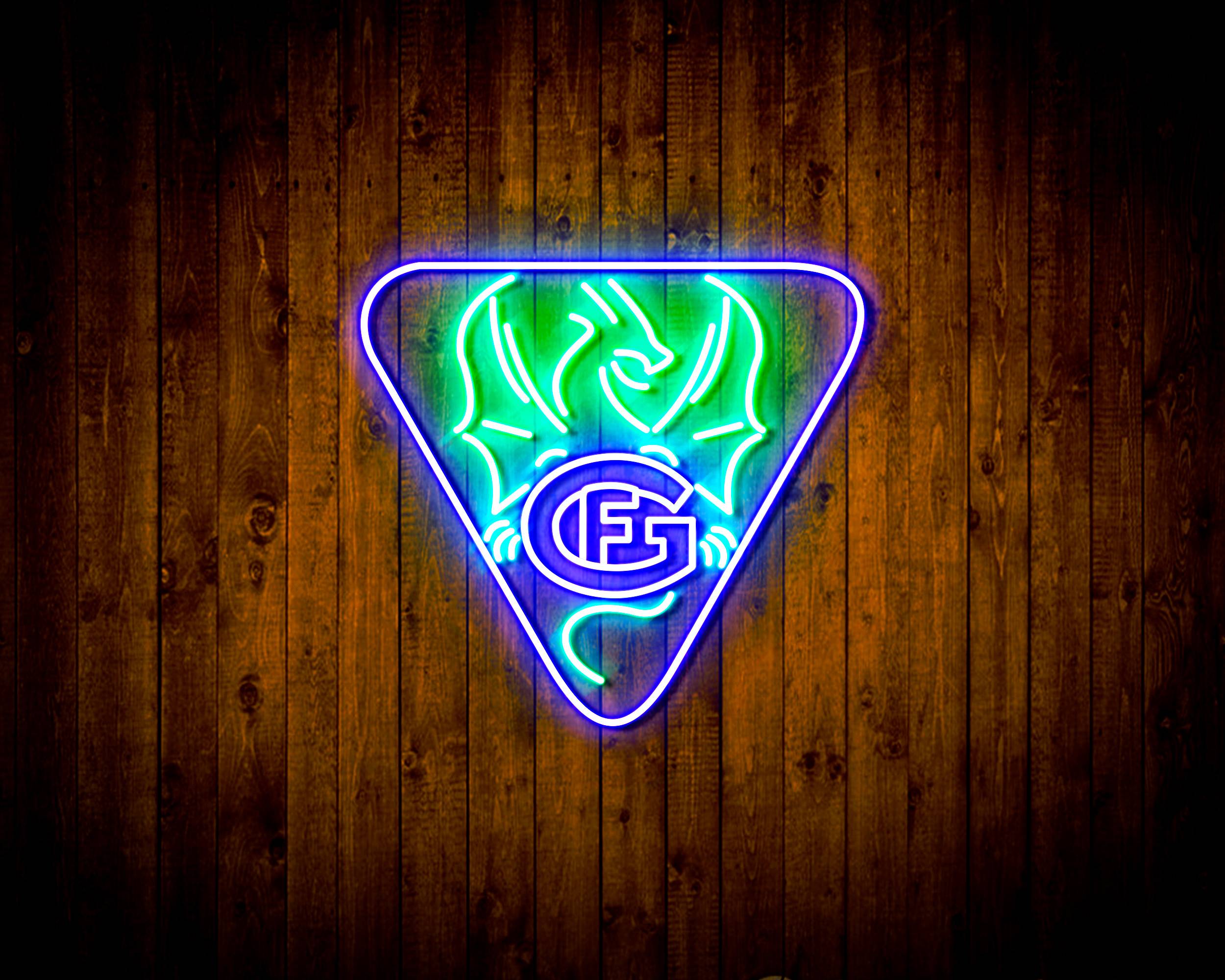 Hockey Club Fribourg-Gott¨¦ron logo Handmade LED Neon Light Sign