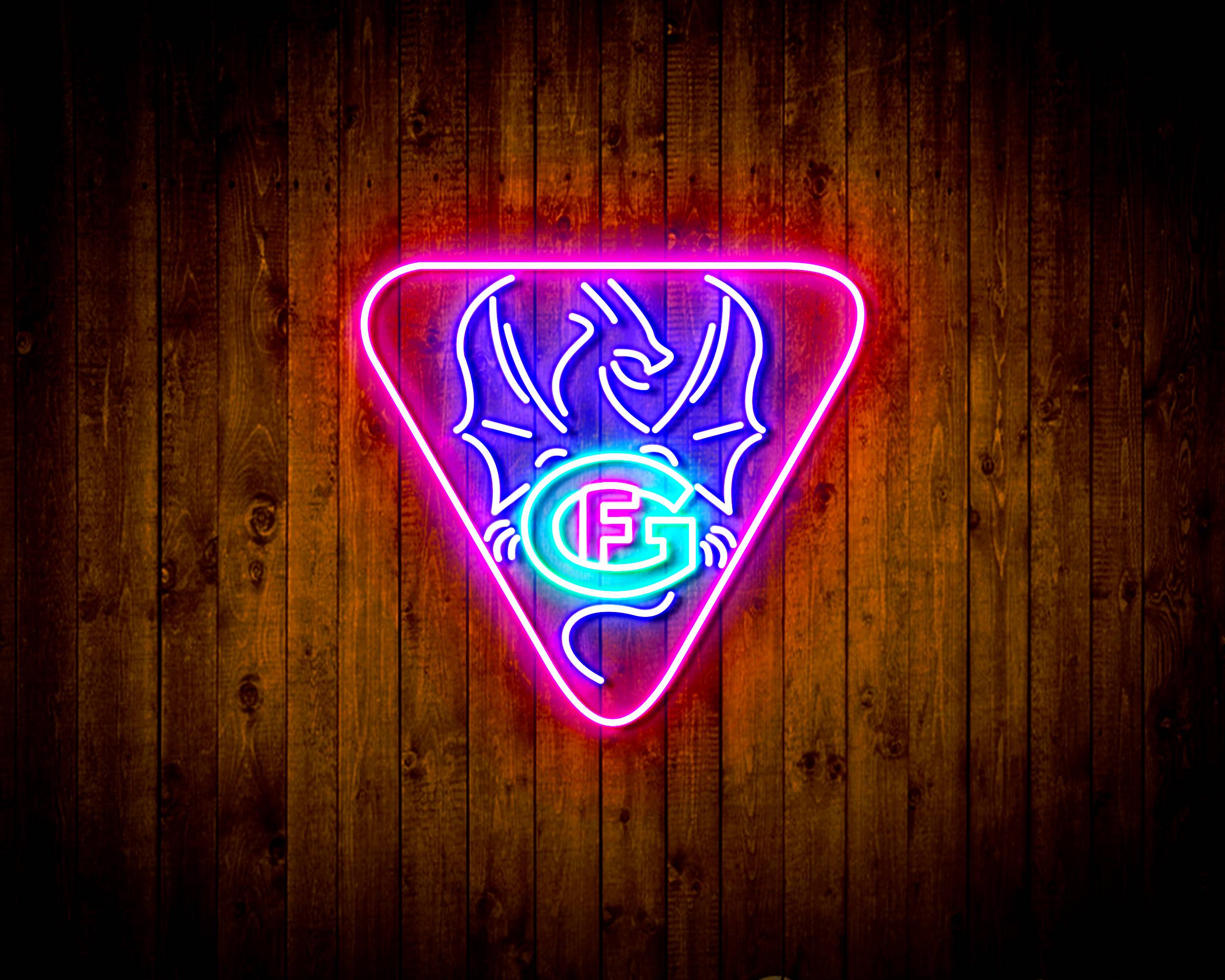 Hockey Club Fribourg-Gott¨¦ron logo Handmade LED Neon Light Sign