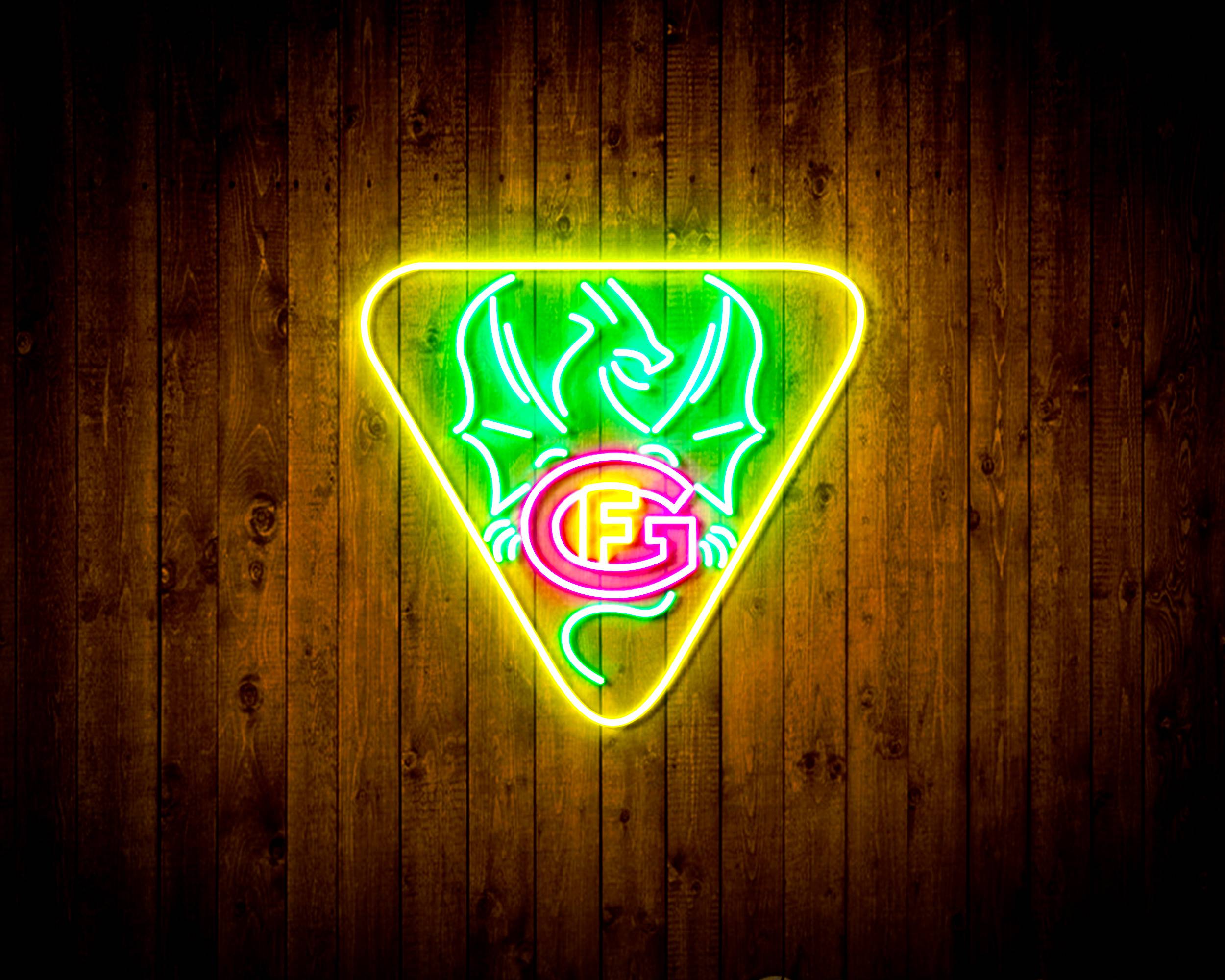 Hockey Club Fribourg-Gott¨¦ron logo Handmade LED Neon Light Sign