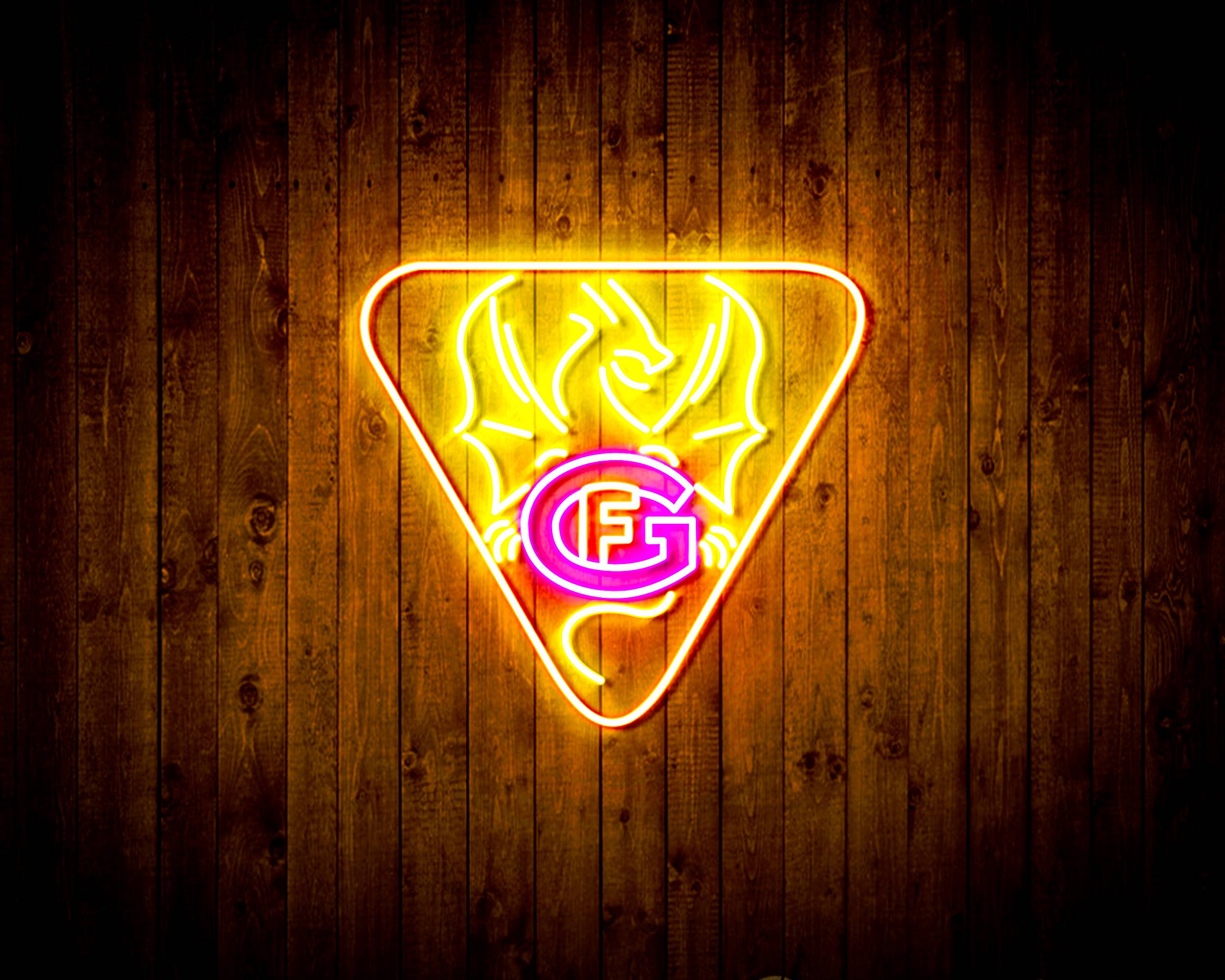 Hockey Club Fribourg-Gott¨¦ron logo Handmade LED Neon Light Sign