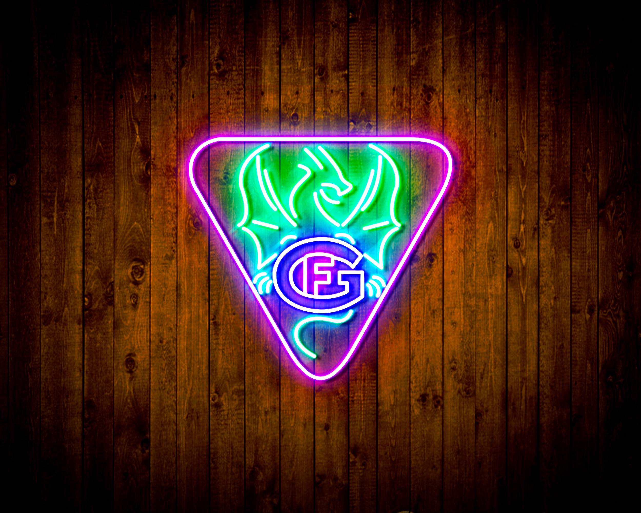 Hockey Club Fribourg-Gott¨¦ron logo Handmade LED Neon Light Sign