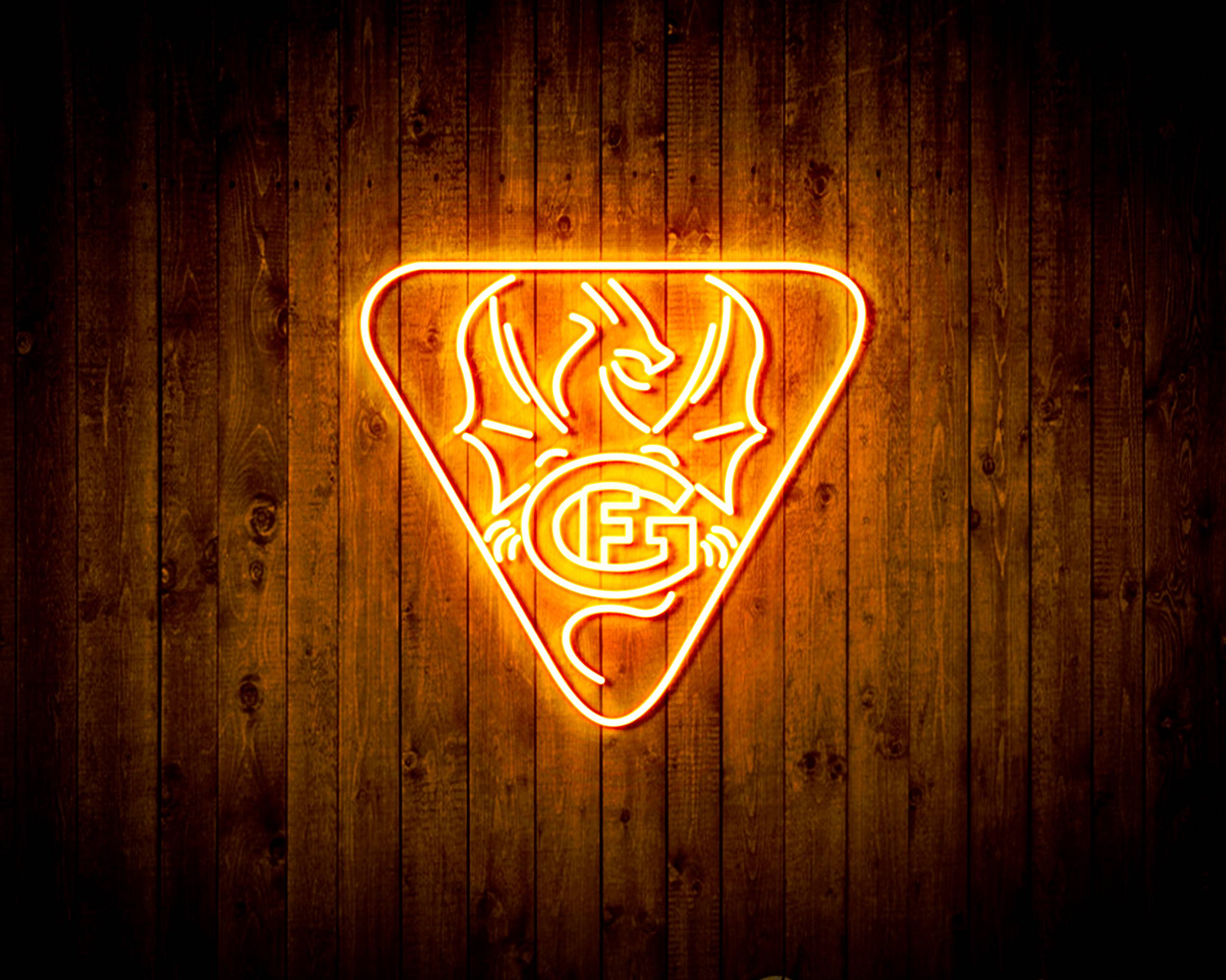 Hockey Club Fribourg-Gott¨¦ron logo Handmade LED Neon Light Sign