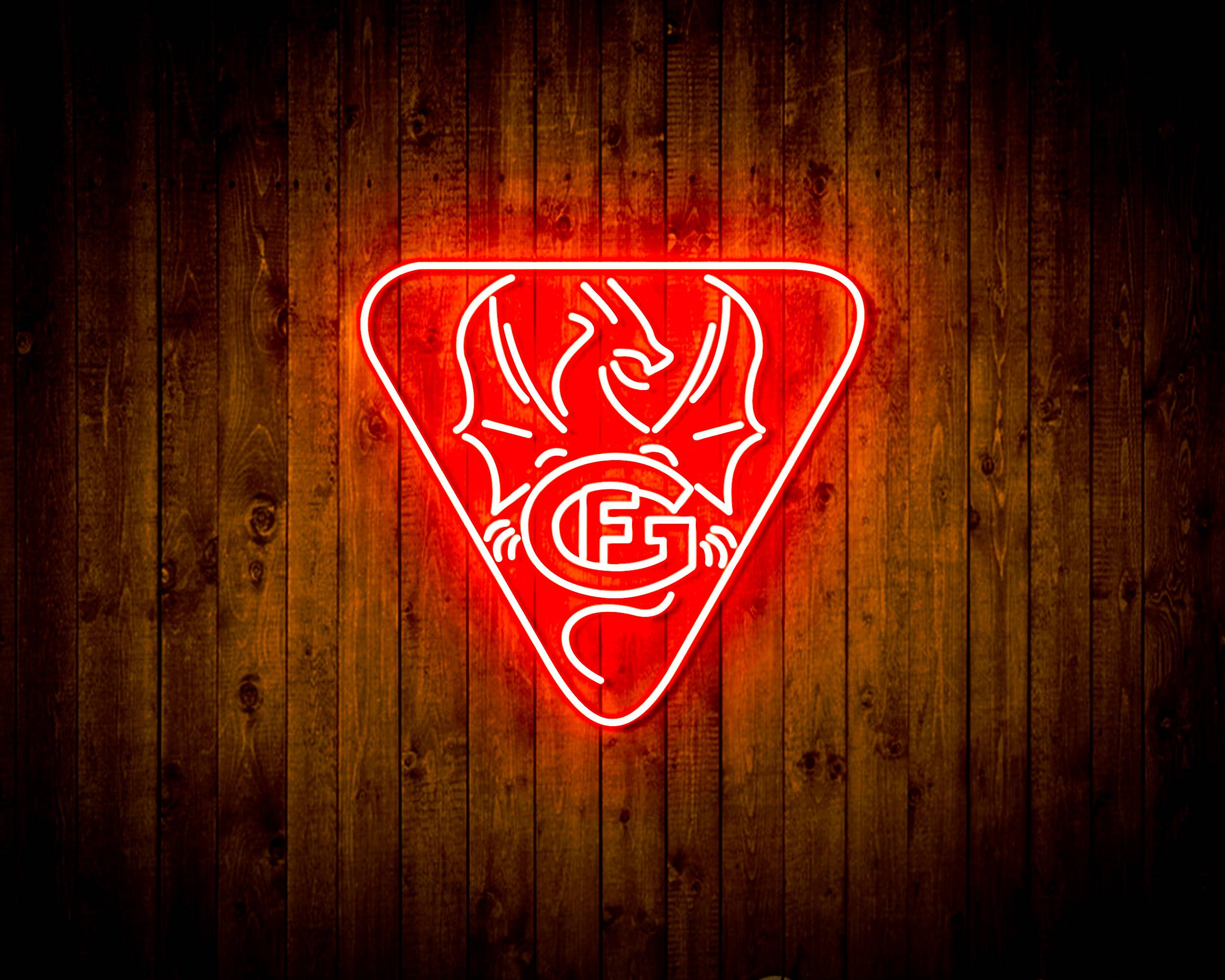 Hockey Club Fribourg-Gott¨¦ron logo Handmade LED Neon Light Sign