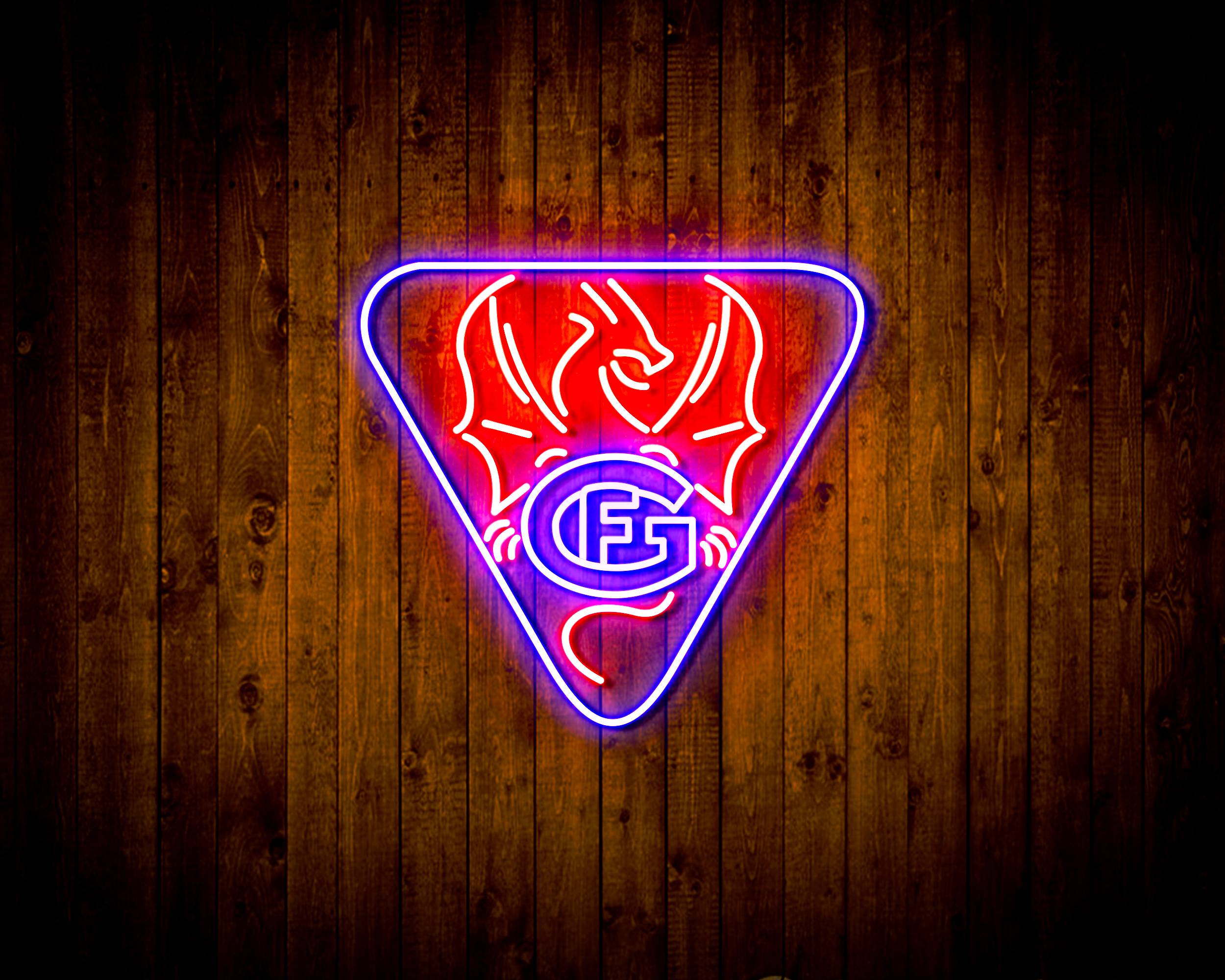 Hockey Club Fribourg-Gott¨¦ron logo Handmade LED Neon Light Sign