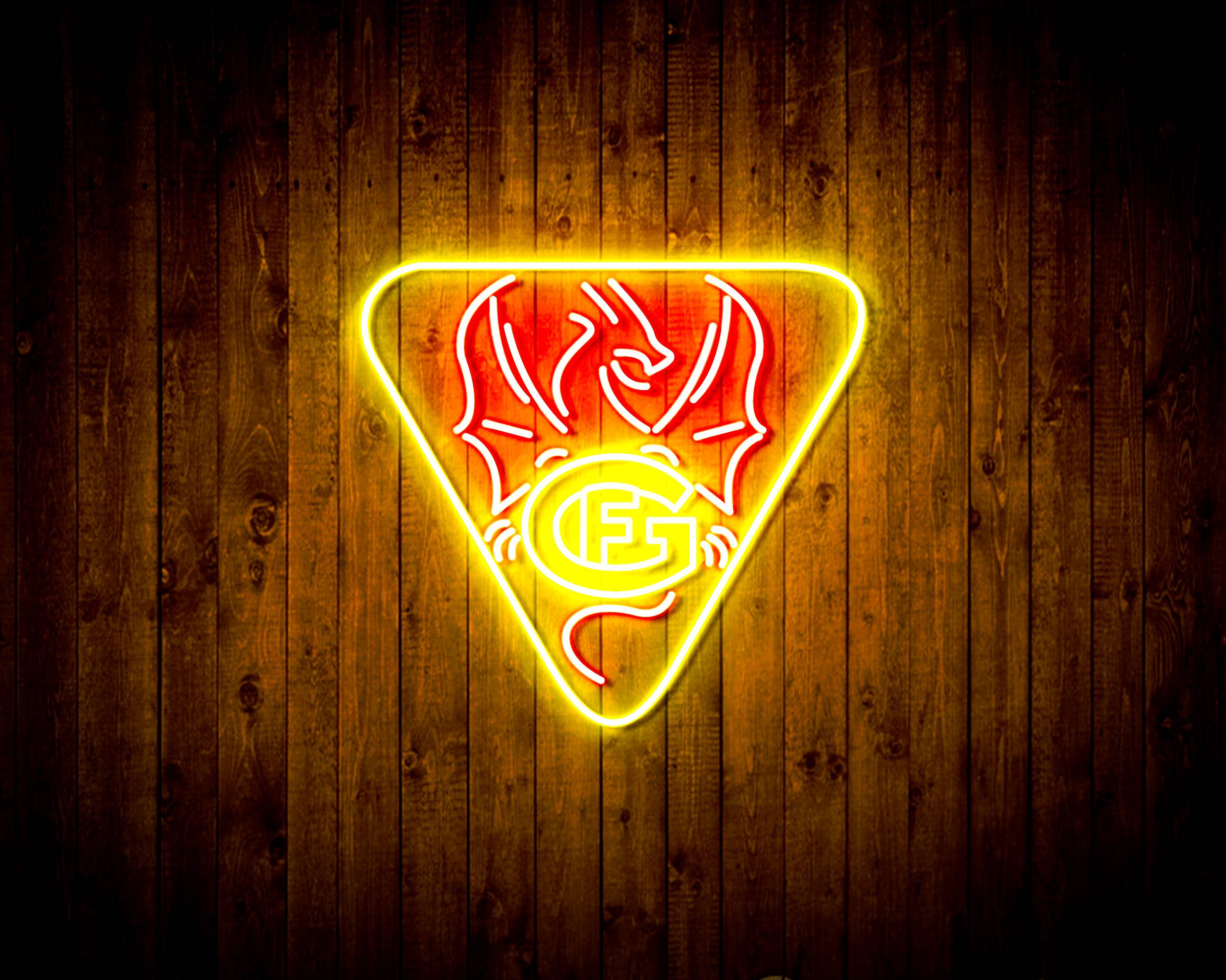 Hockey Club Fribourg-Gott¨¦ron logo Handmade LED Neon Light Sign