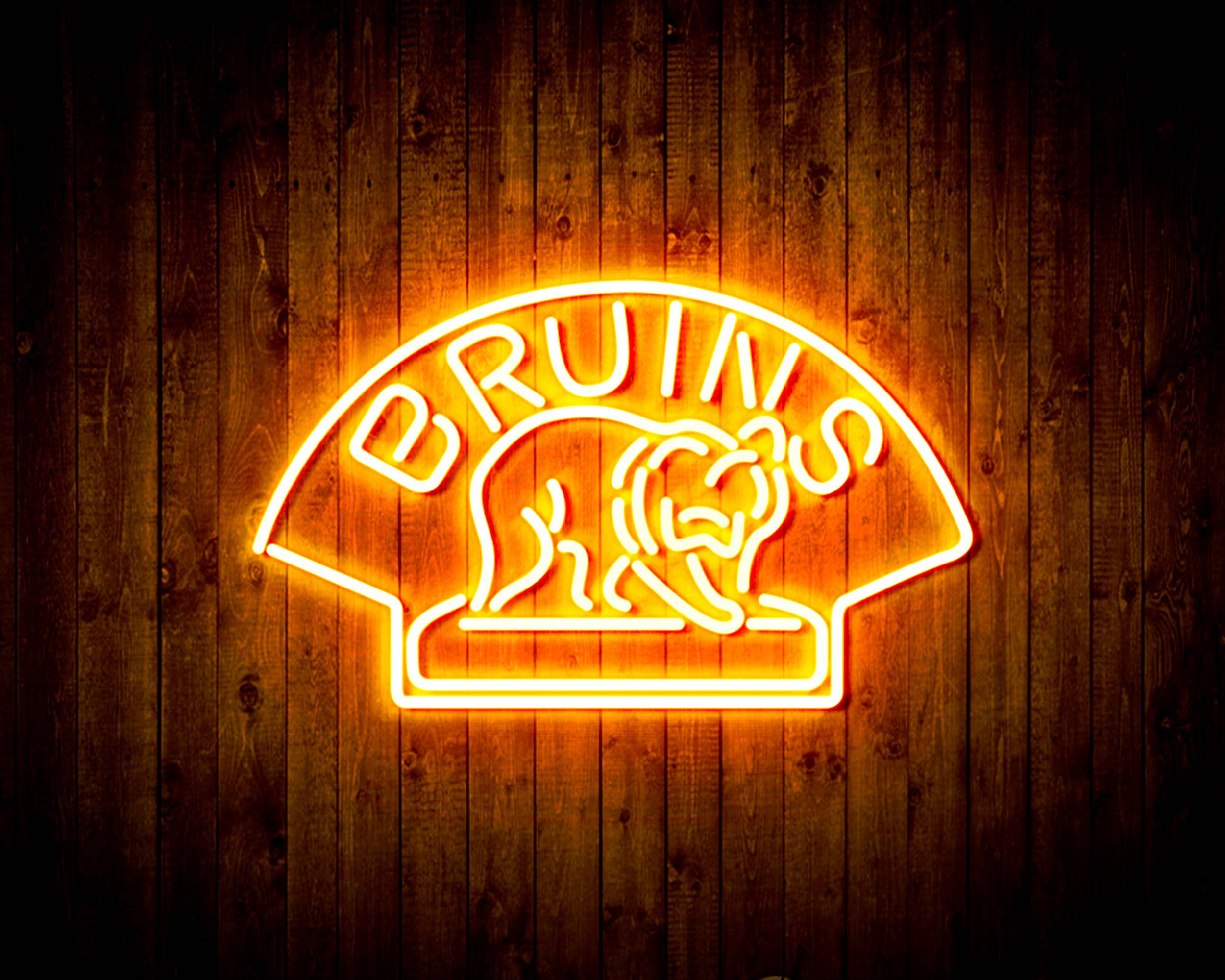 NHL Boston Bruins Handmade LED Neon Light Sign