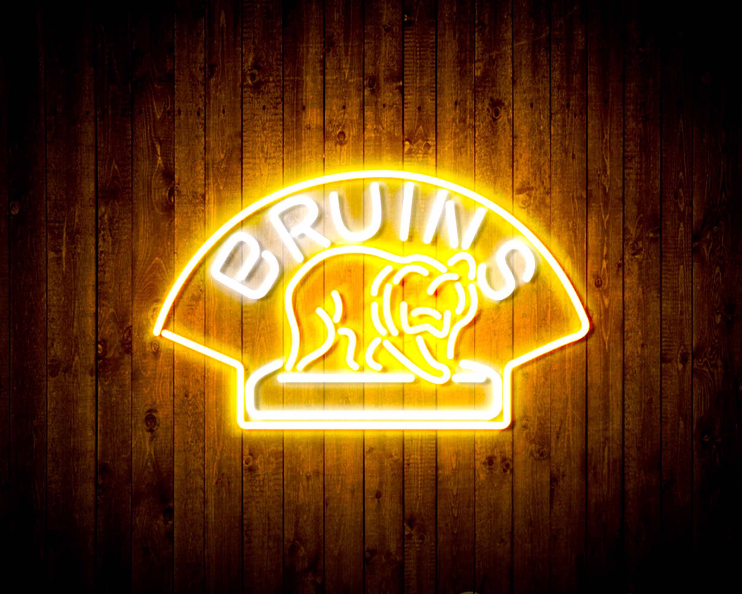 NHL Boston Bruins Handmade LED Neon Light Sign