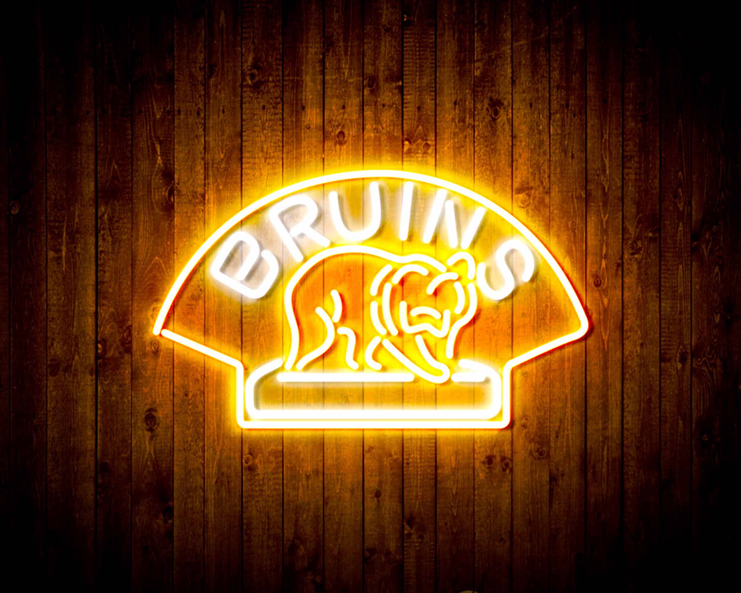 NHL Boston Bruins Handmade LED Neon Light Sign