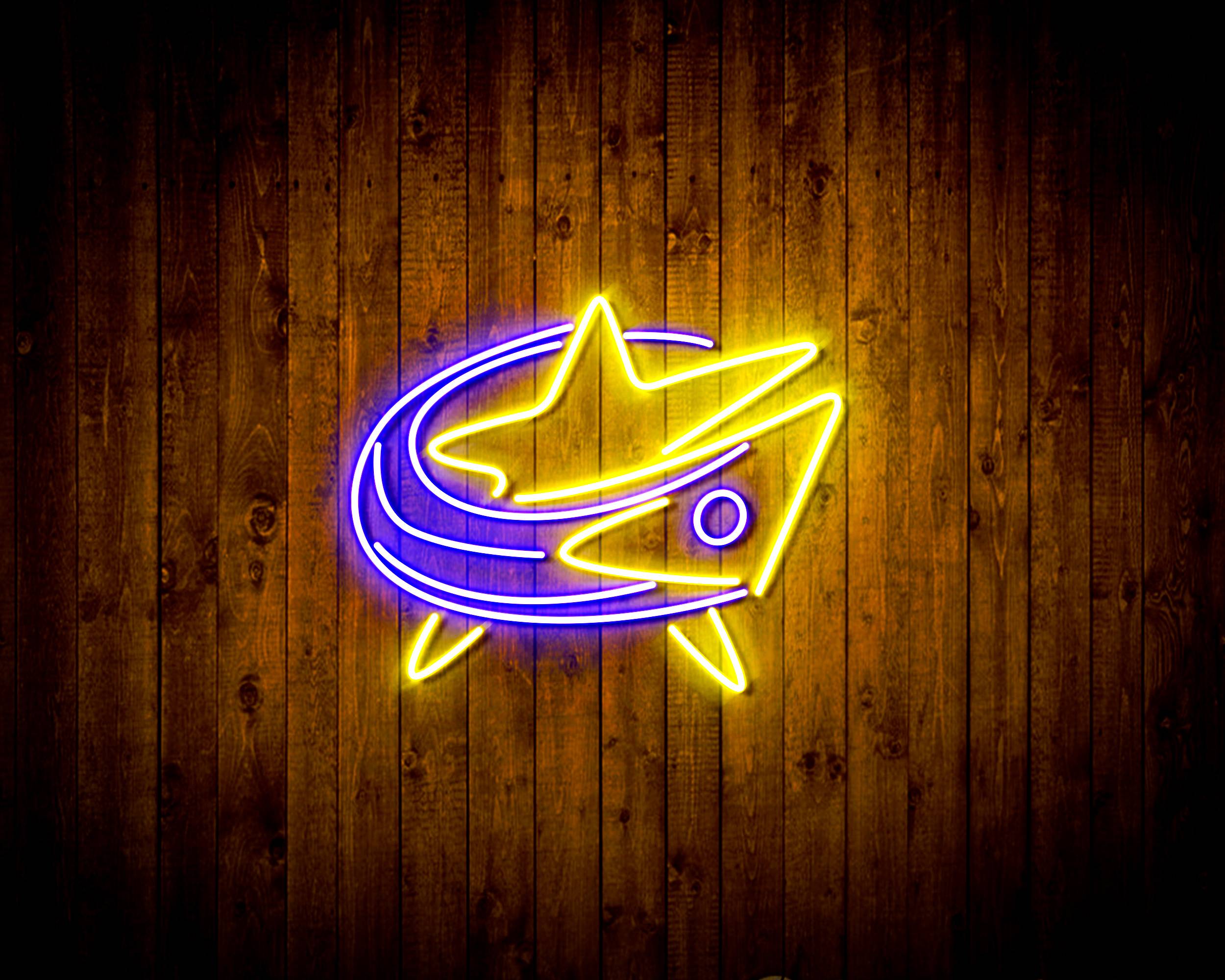 NHL Columbus Blue Jackets Handmade LED Neon Light Sign