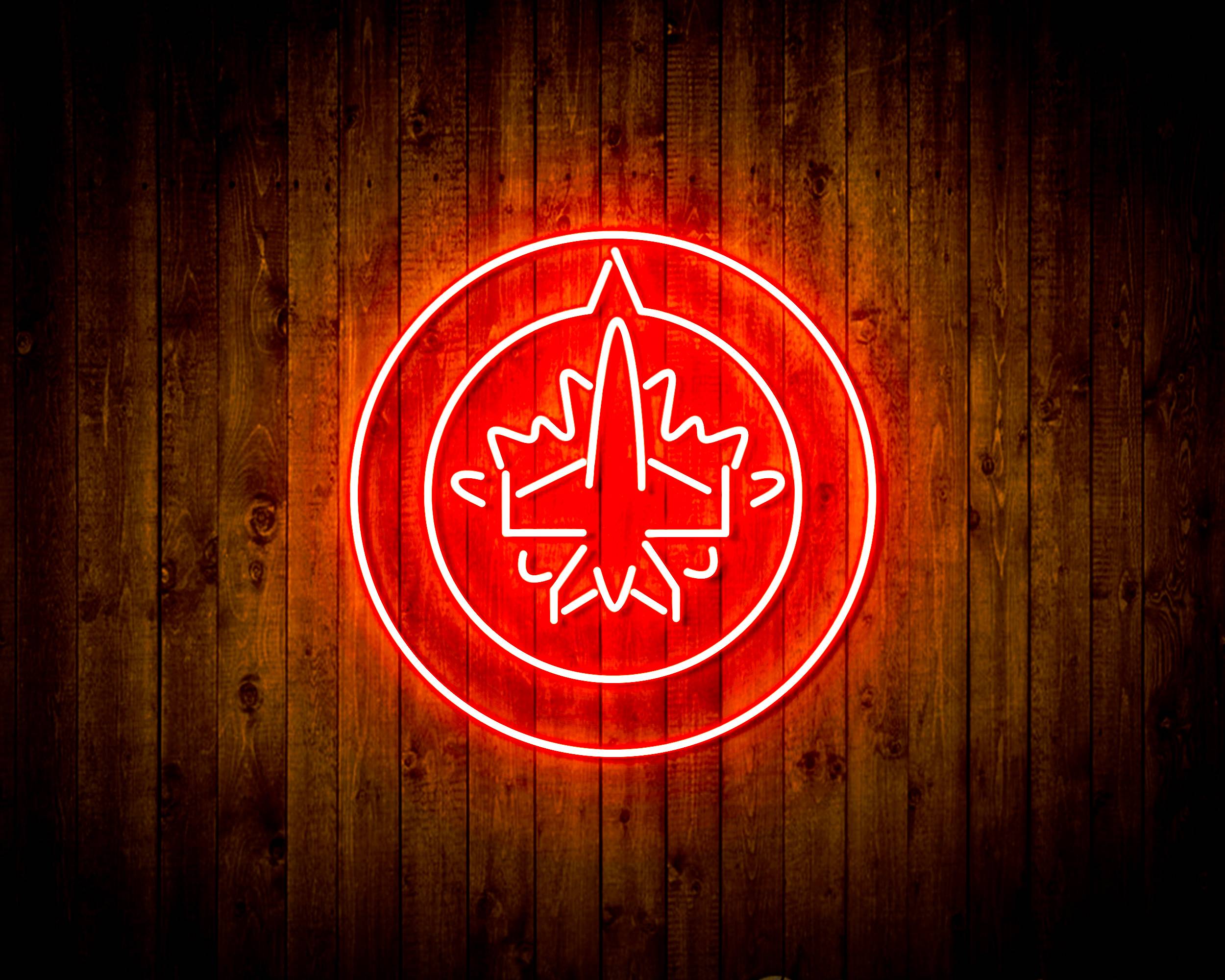 NHL Winnipeg Jets Handmade LED Neon Light Sign