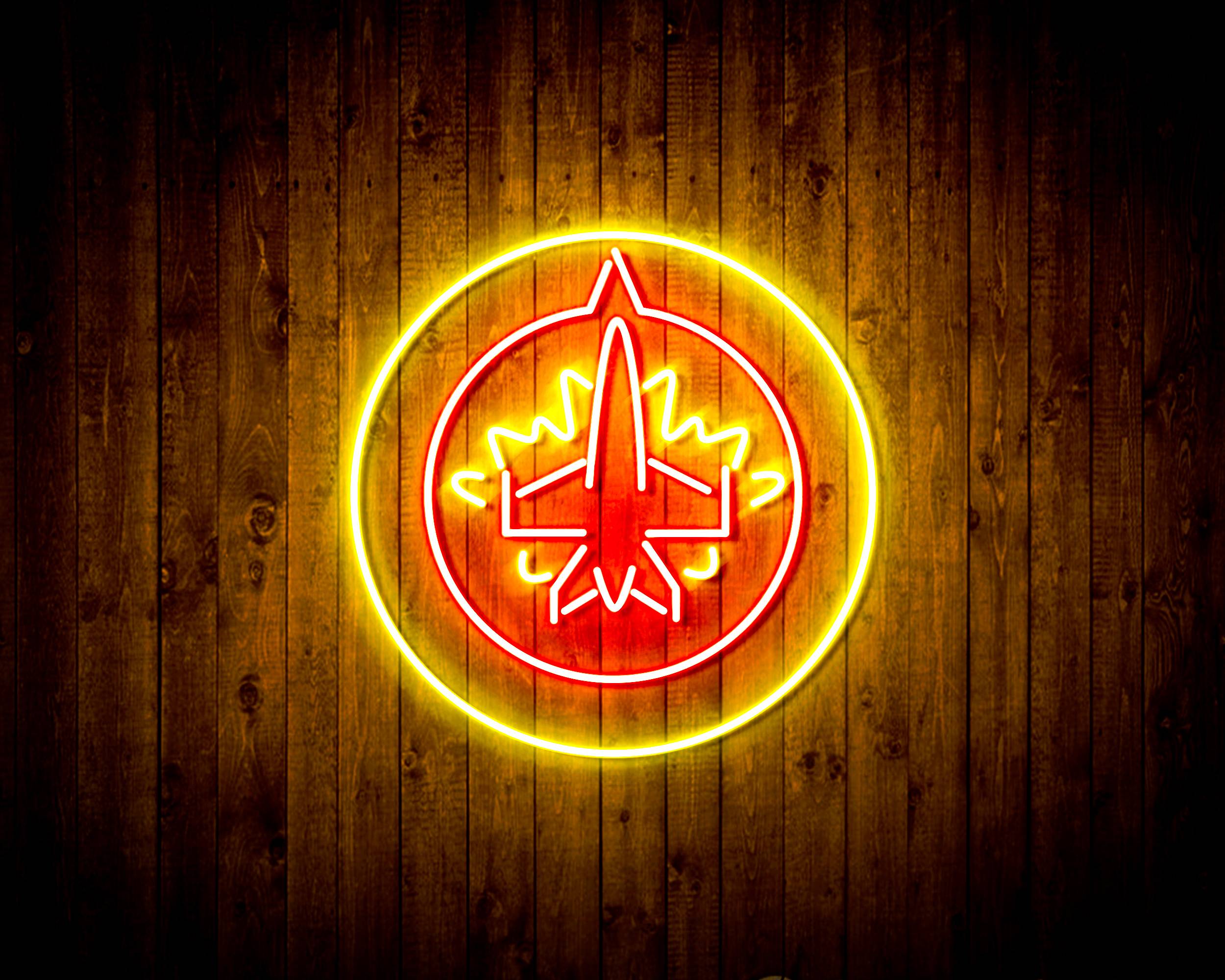 NHL Winnipeg Jets Handmade LED Neon Light Sign