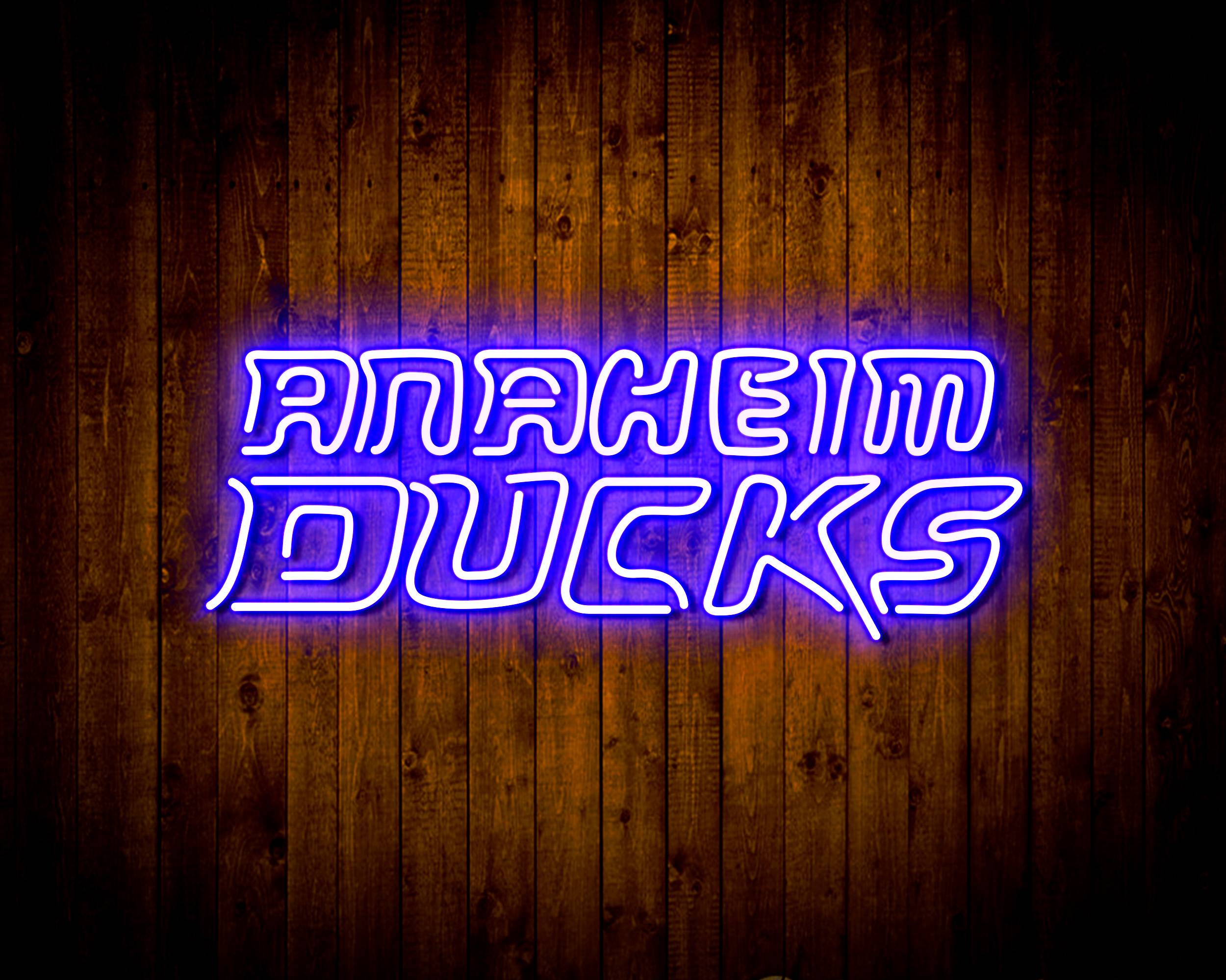 NHL Anaheim Ducks Handmade LED Neon Light Sign