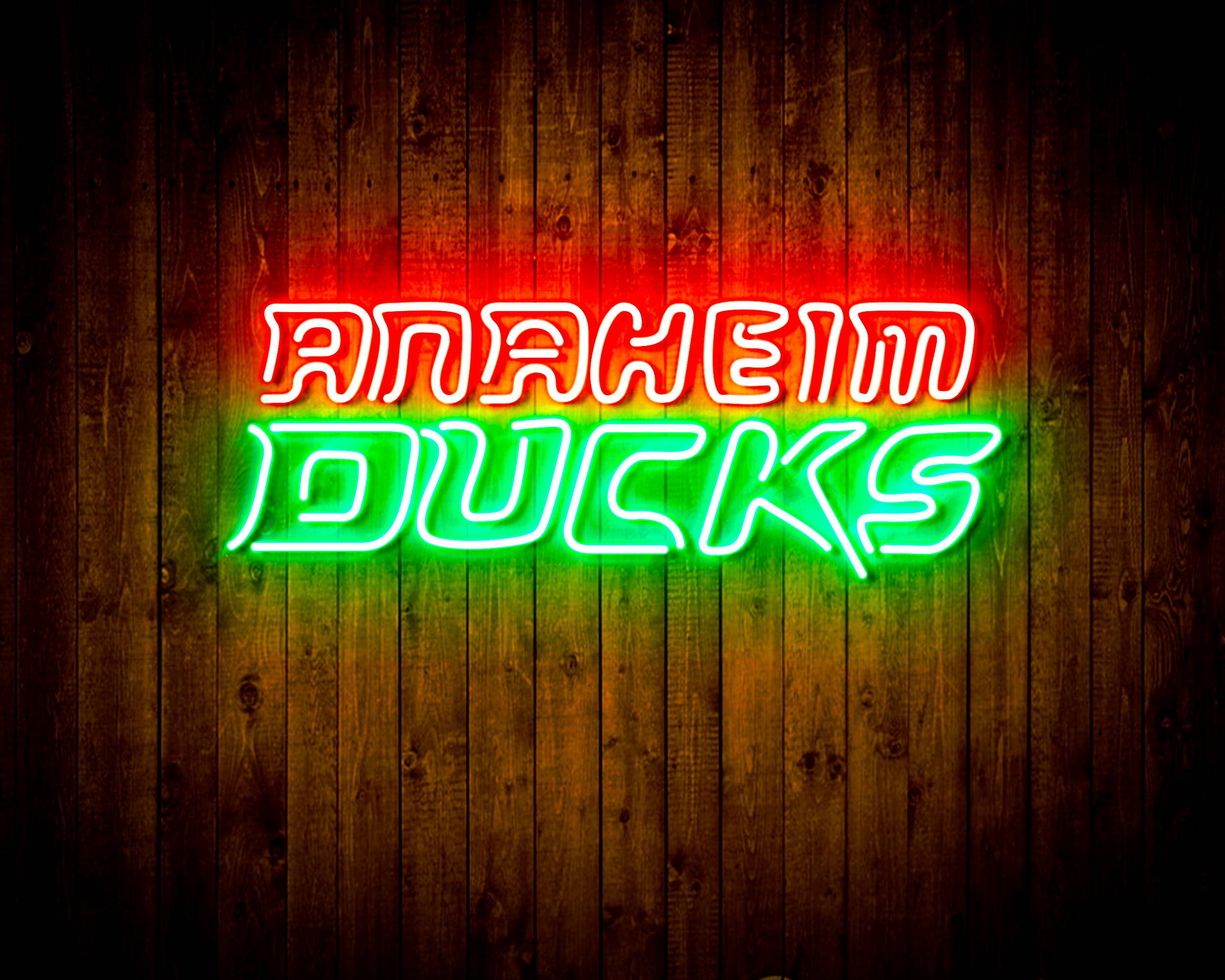 NHL Anaheim Ducks Handmade LED Neon Light Sign