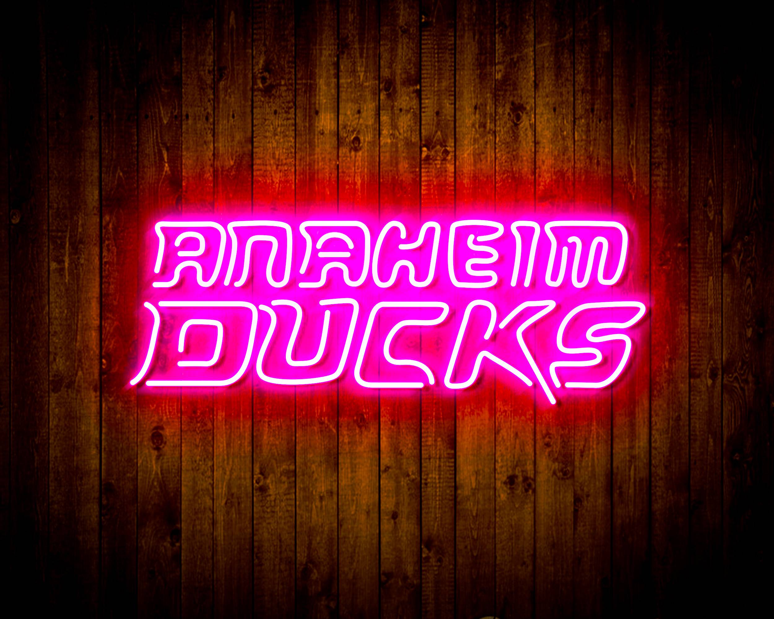 NHL Anaheim Ducks Handmade LED Neon Light Sign