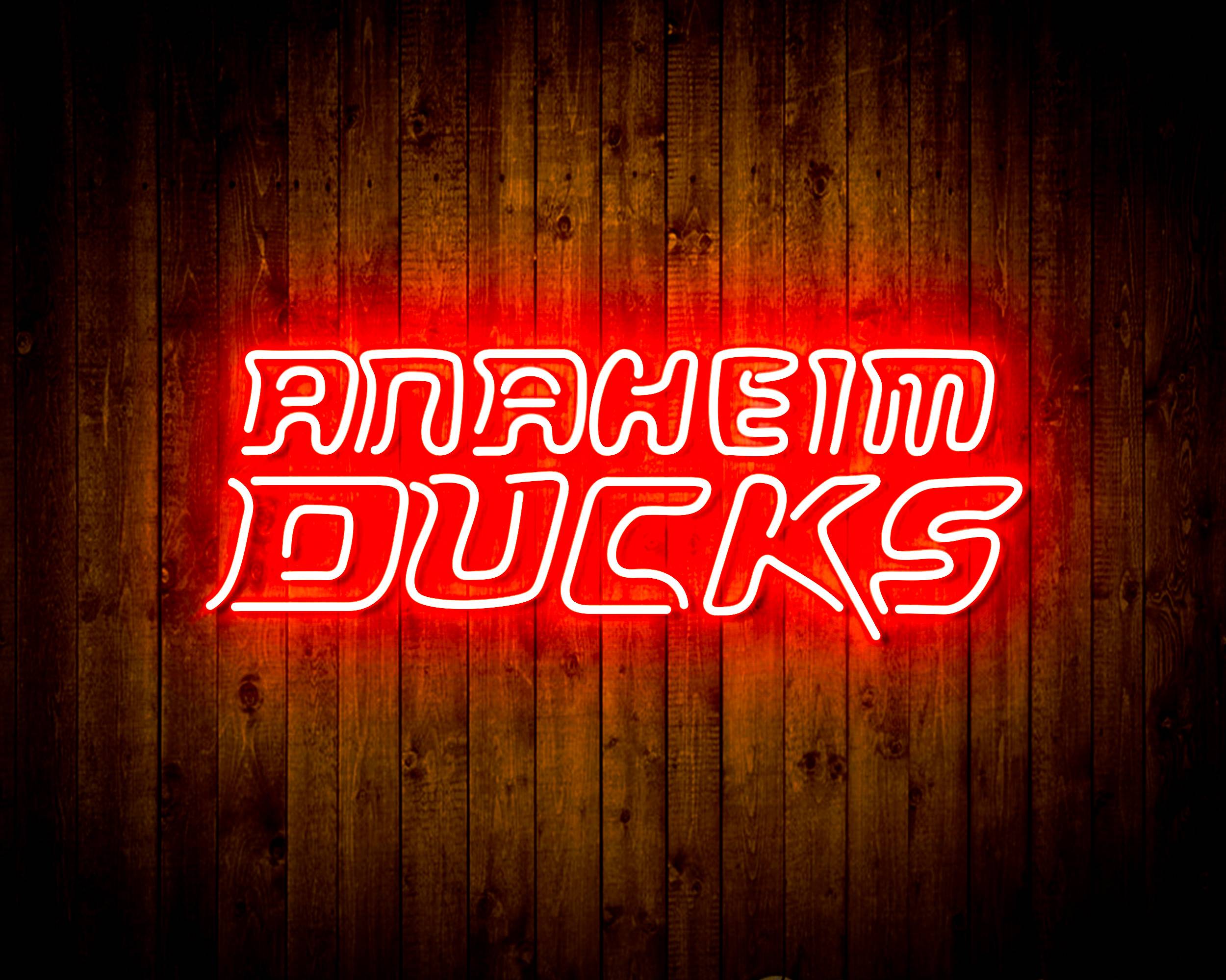 NHL Anaheim Ducks Handmade LED Neon Light Sign