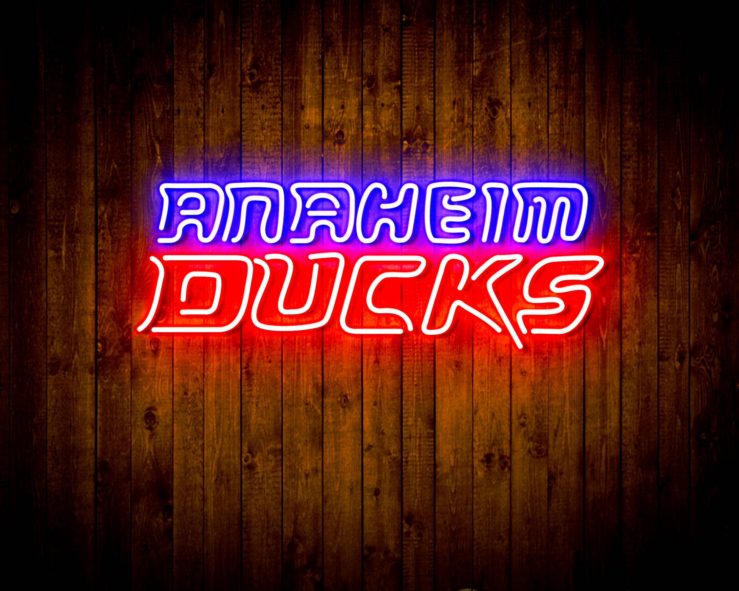 NHL Anaheim Ducks Handmade LED Neon Light Sign