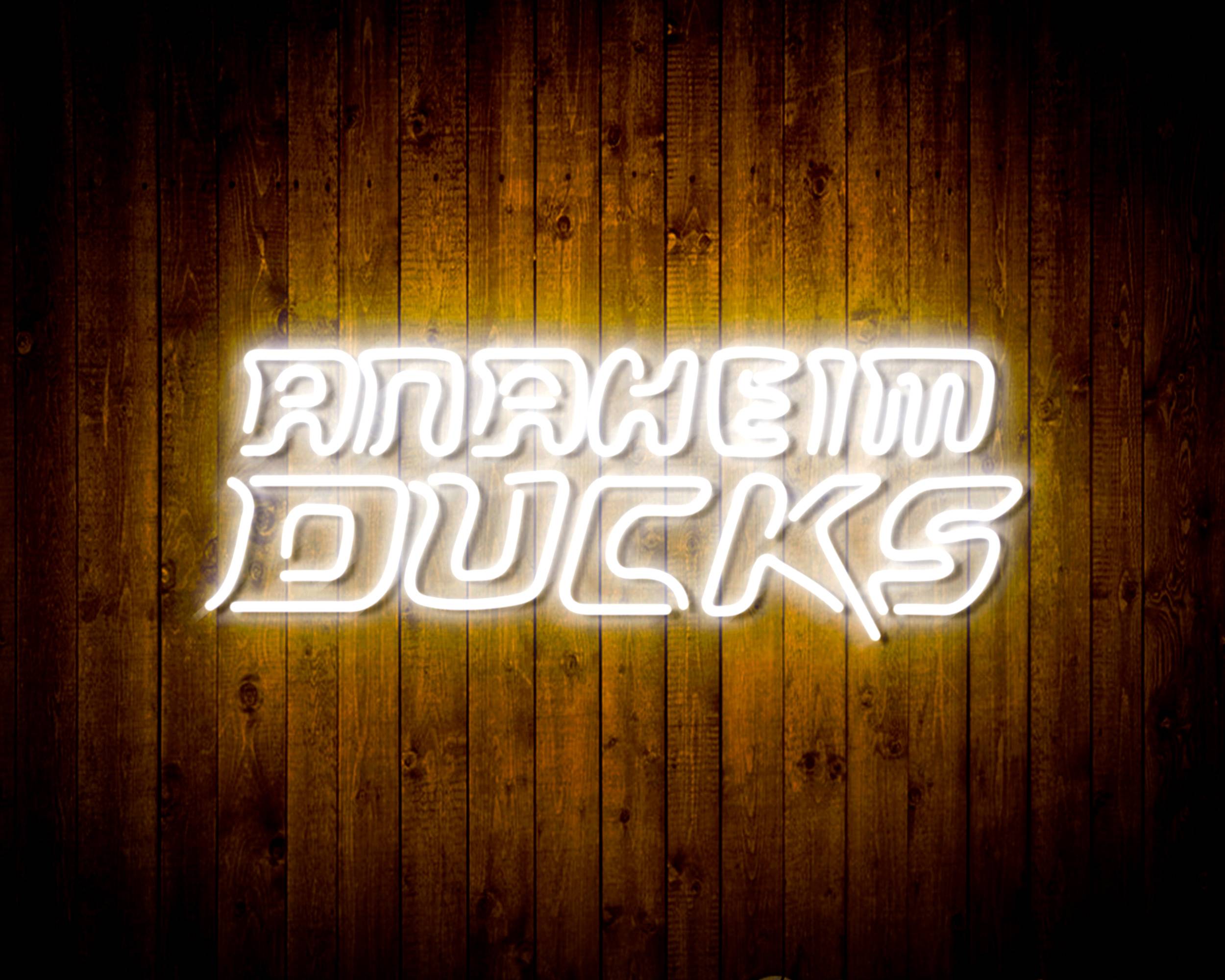 NHL Anaheim Ducks Handmade LED Neon Light Sign