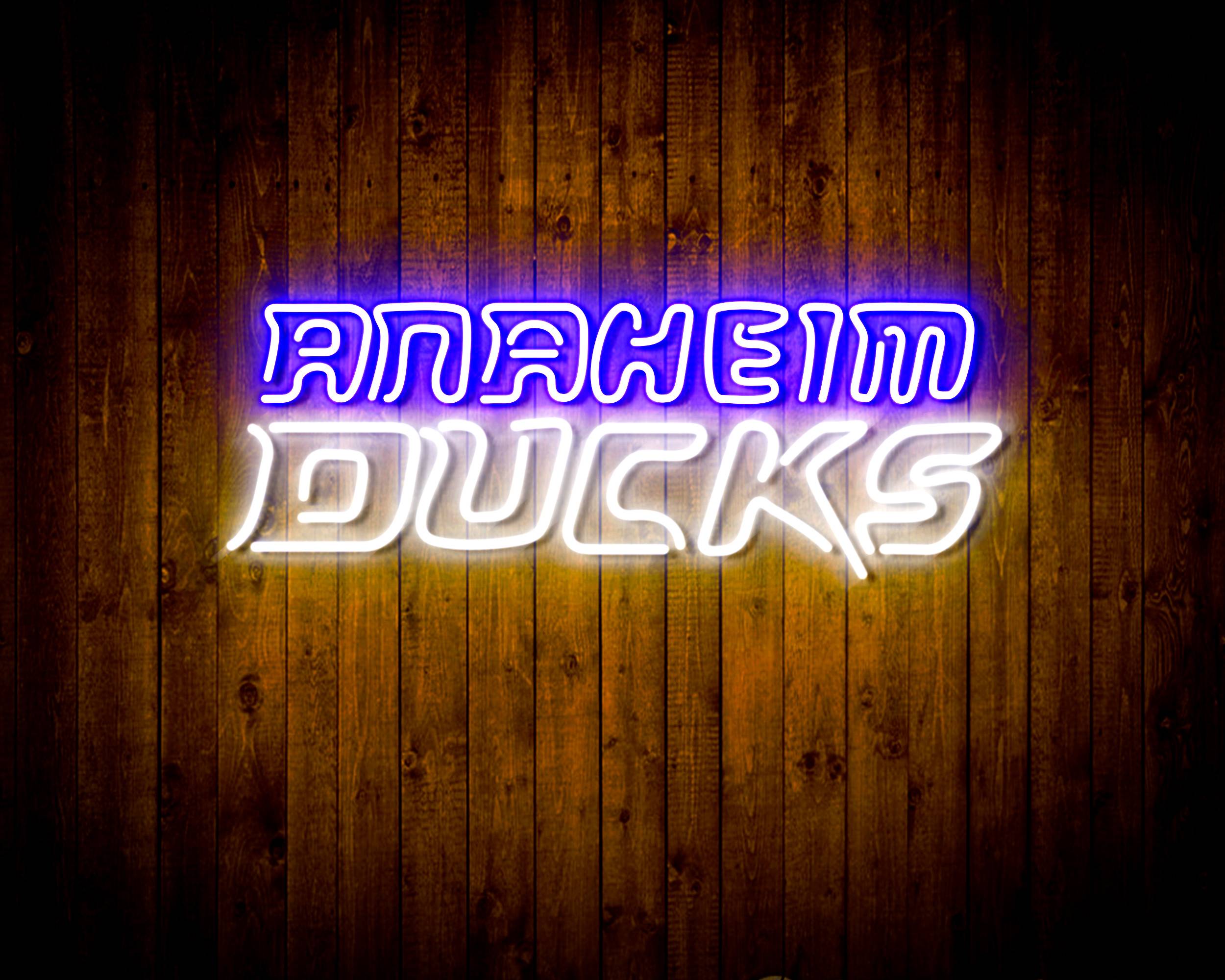 NHL Anaheim Ducks Handmade LED Neon Light Sign