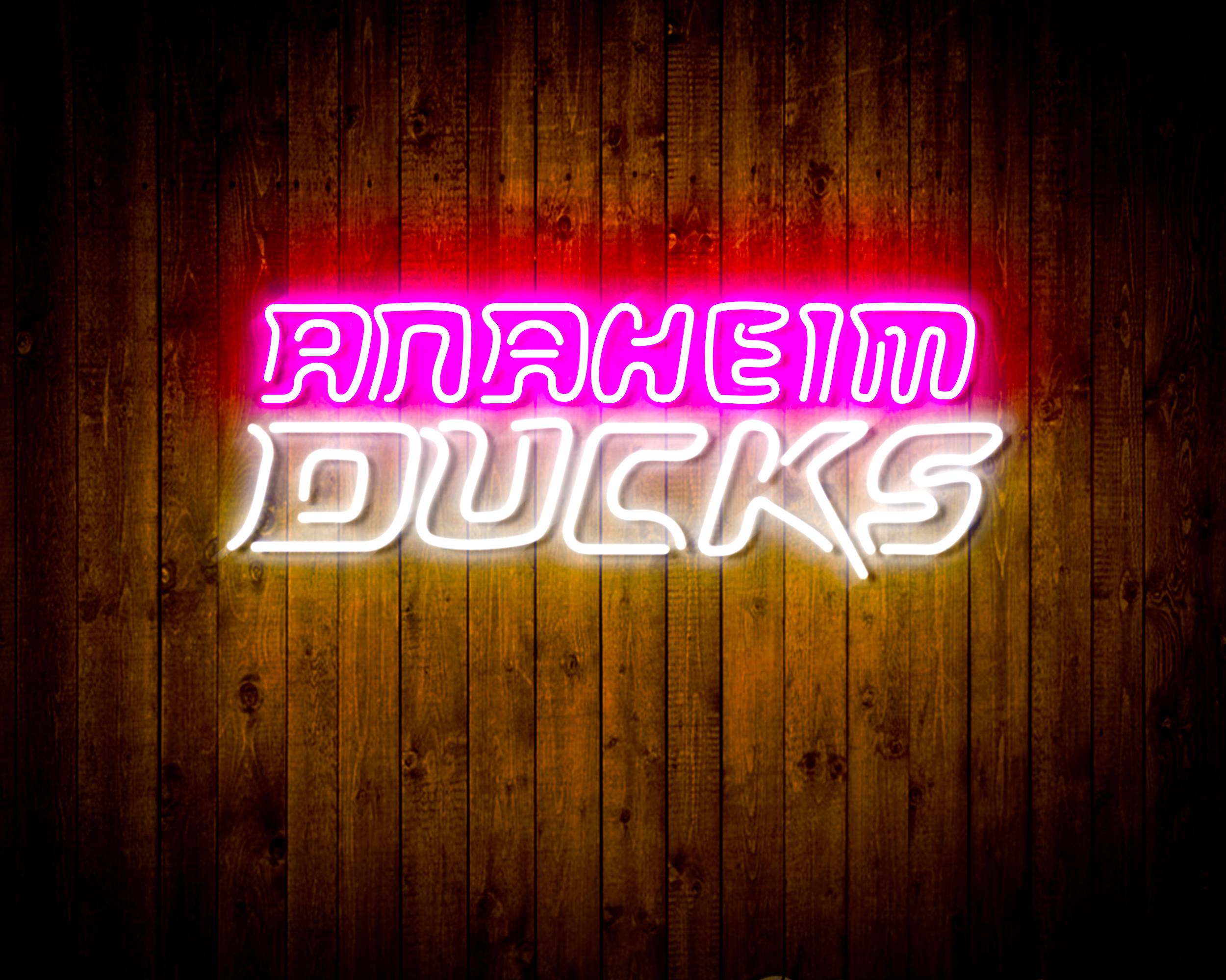 NHL Anaheim Ducks Handmade LED Neon Light Sign