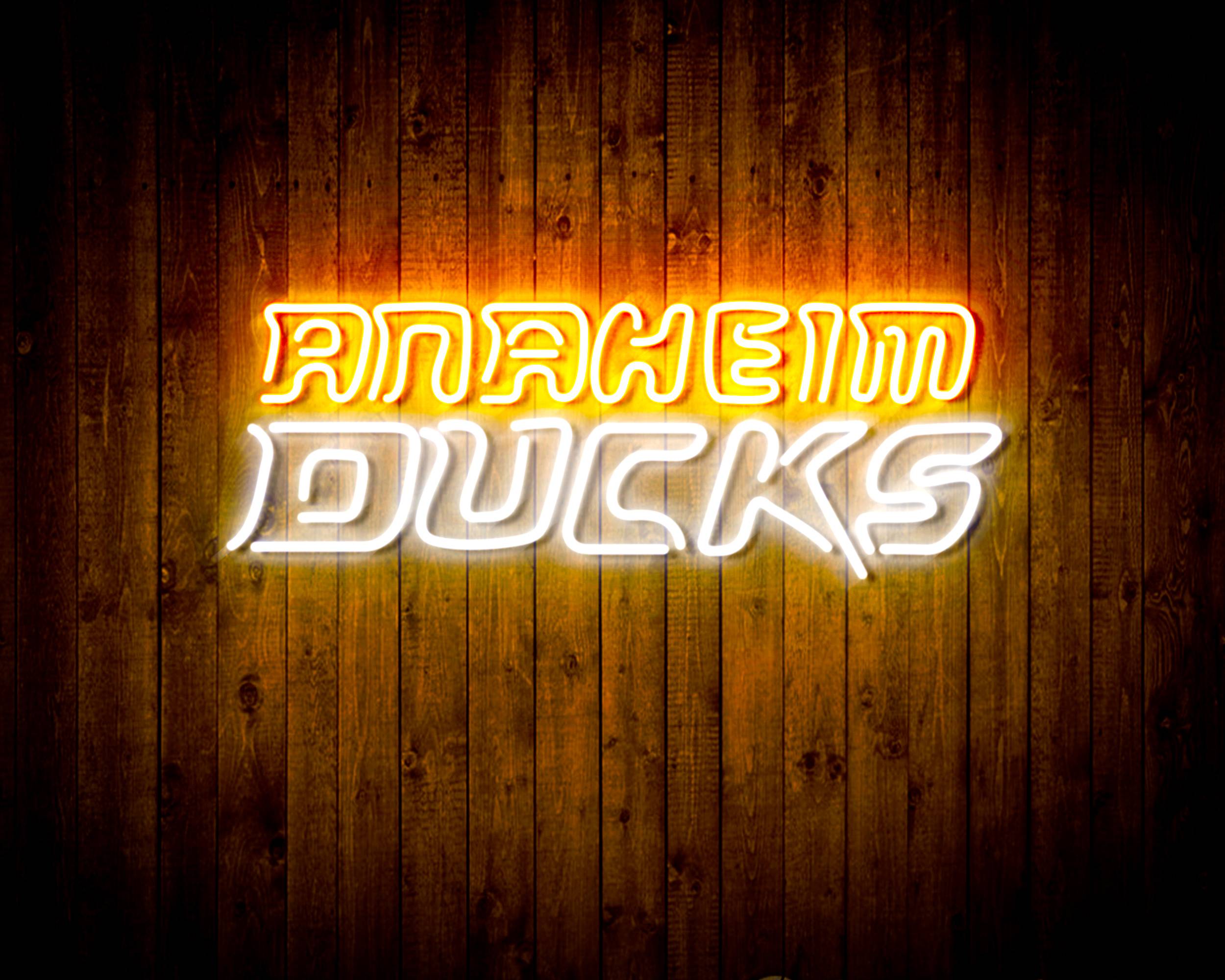 NHL Anaheim Ducks Handmade LED Neon Light Sign