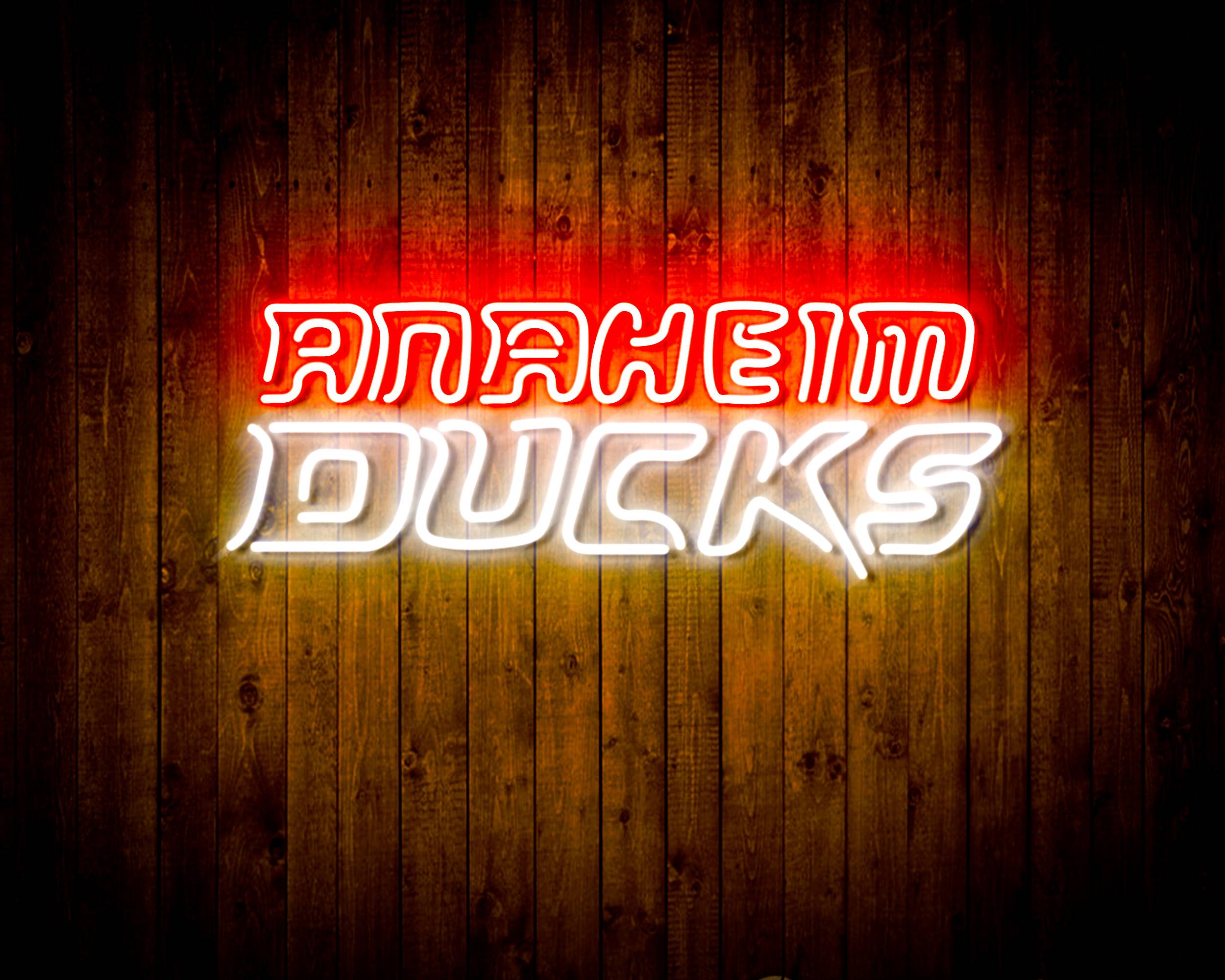 NHL Anaheim Ducks Handmade LED Neon Light Sign