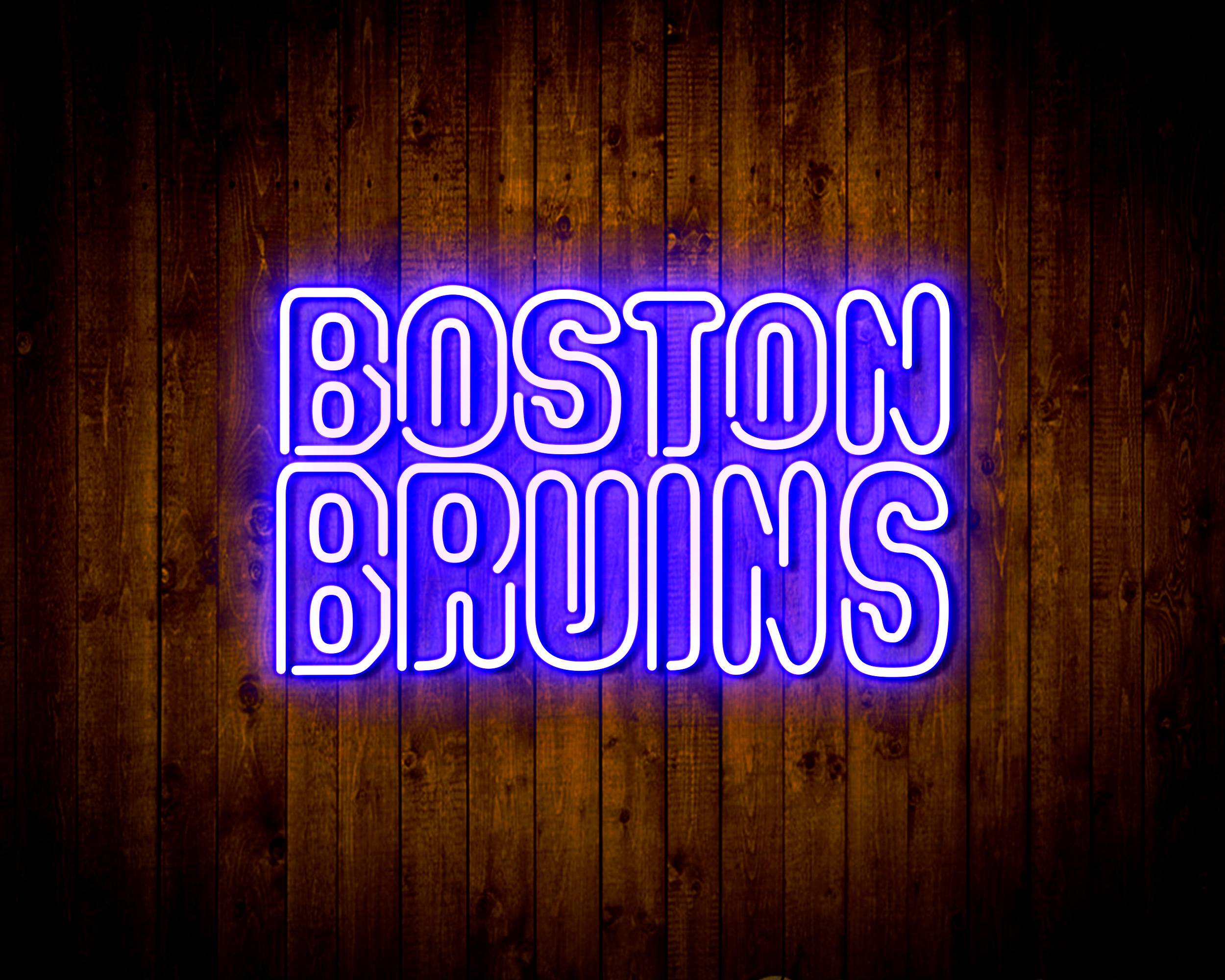 NHL Boston Bruins Handmade LED Neon Light Sign