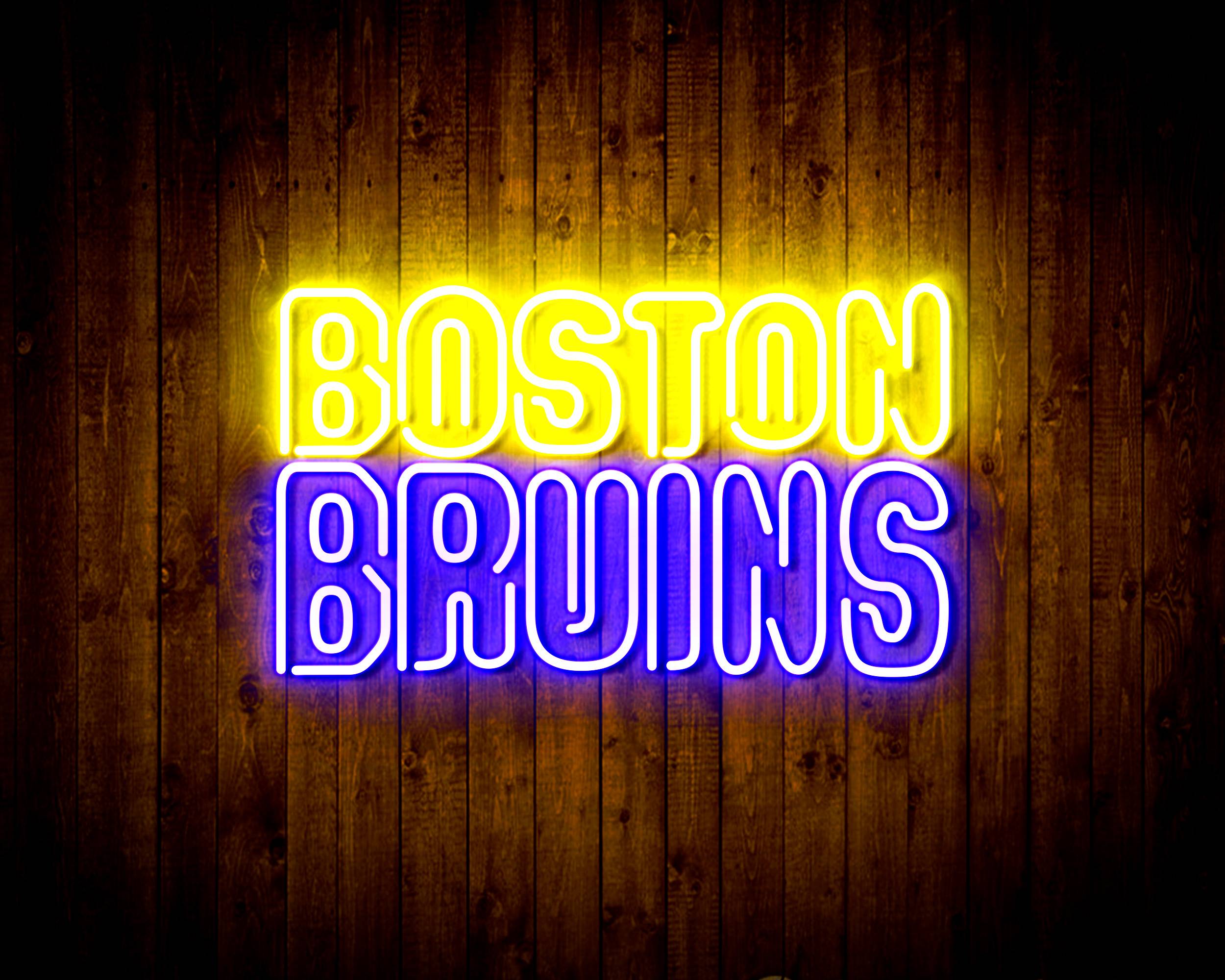 NHL Boston Bruins Handmade LED Neon Light Sign