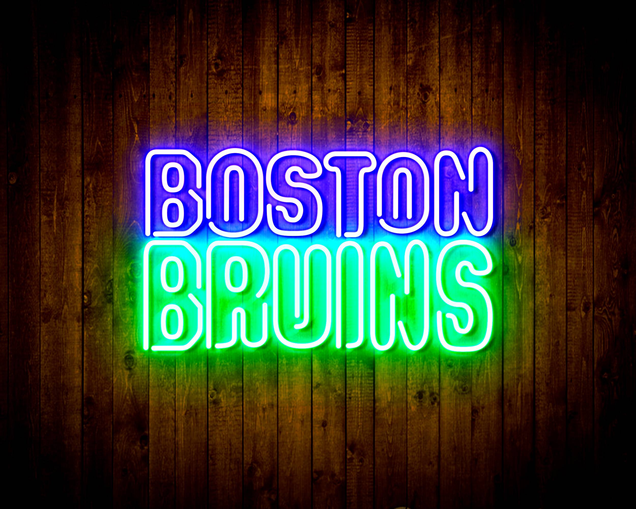 NHL Boston Bruins Handmade LED Neon Light Sign