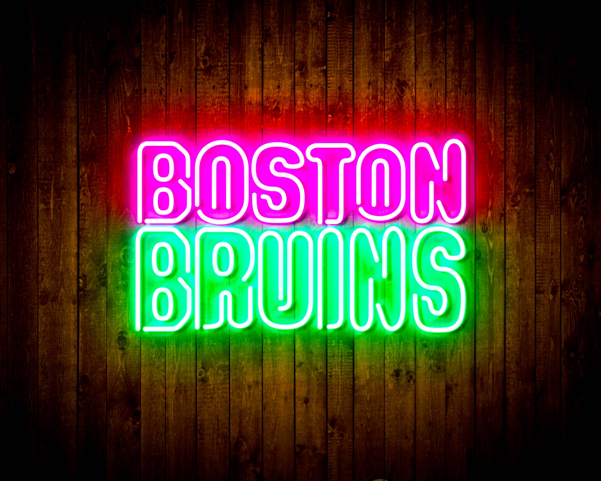 NHL Boston Bruins Handmade LED Neon Light Sign