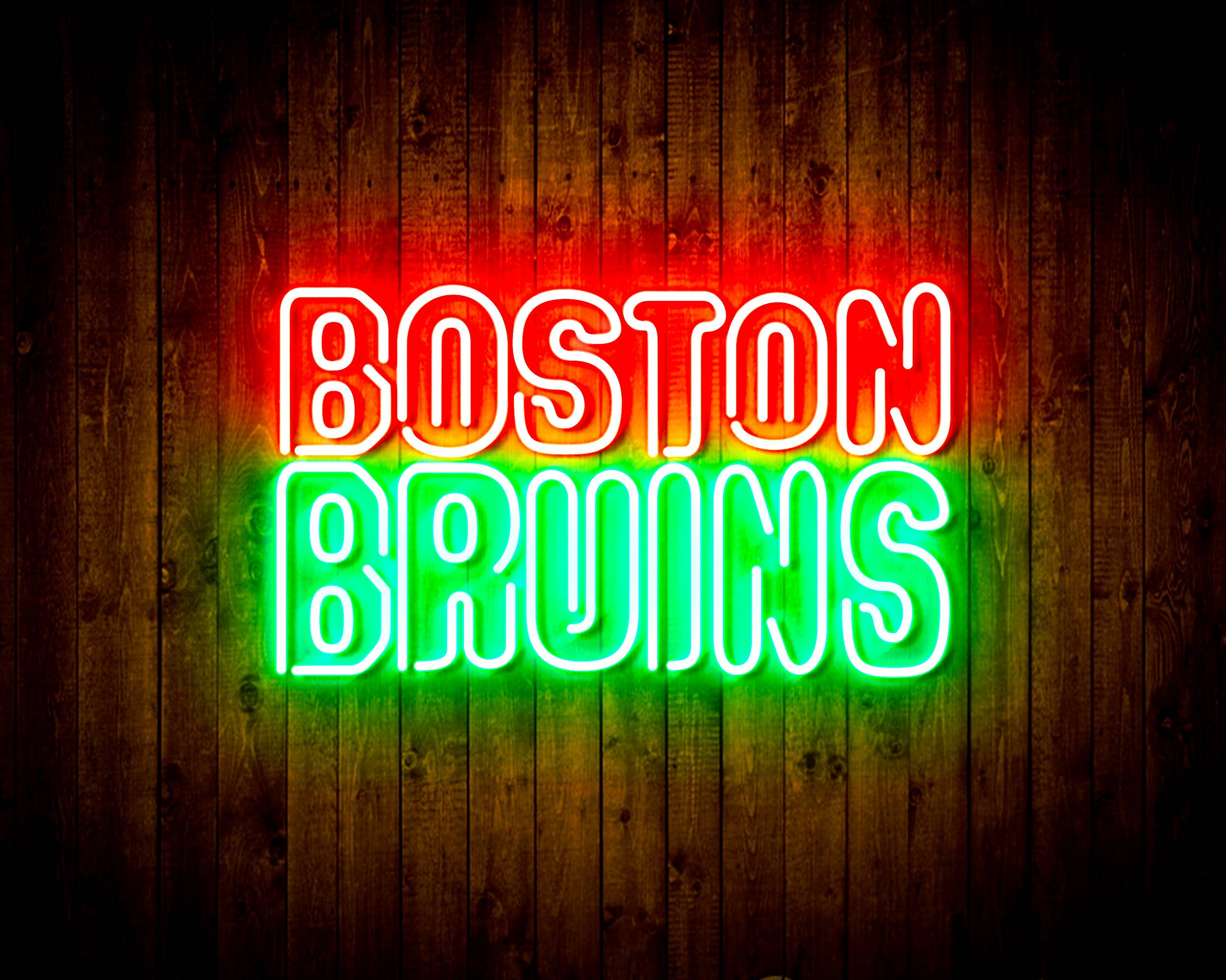 NHL Boston Bruins Handmade LED Neon Light Sign