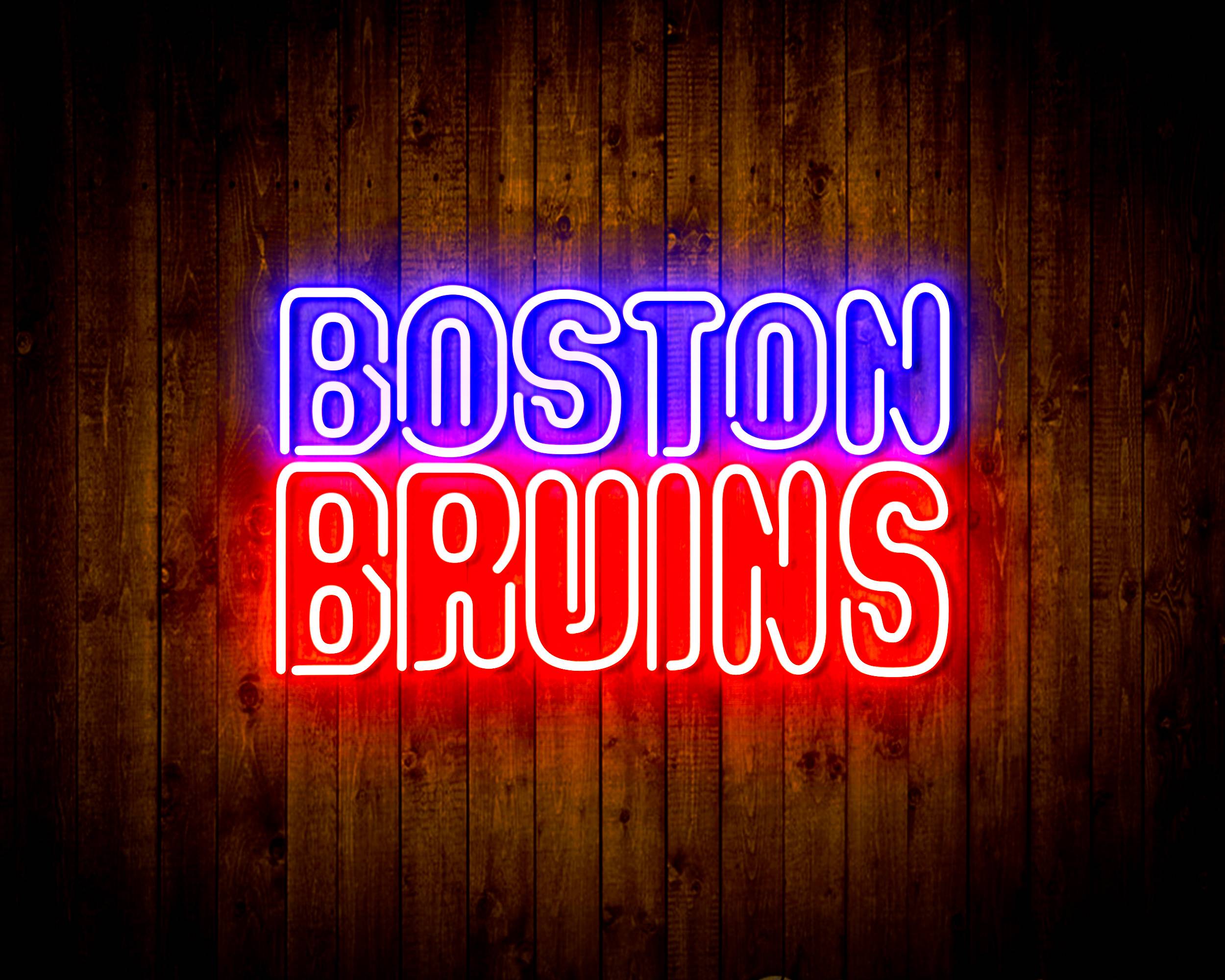 NHL Boston Bruins Handmade LED Neon Light Sign