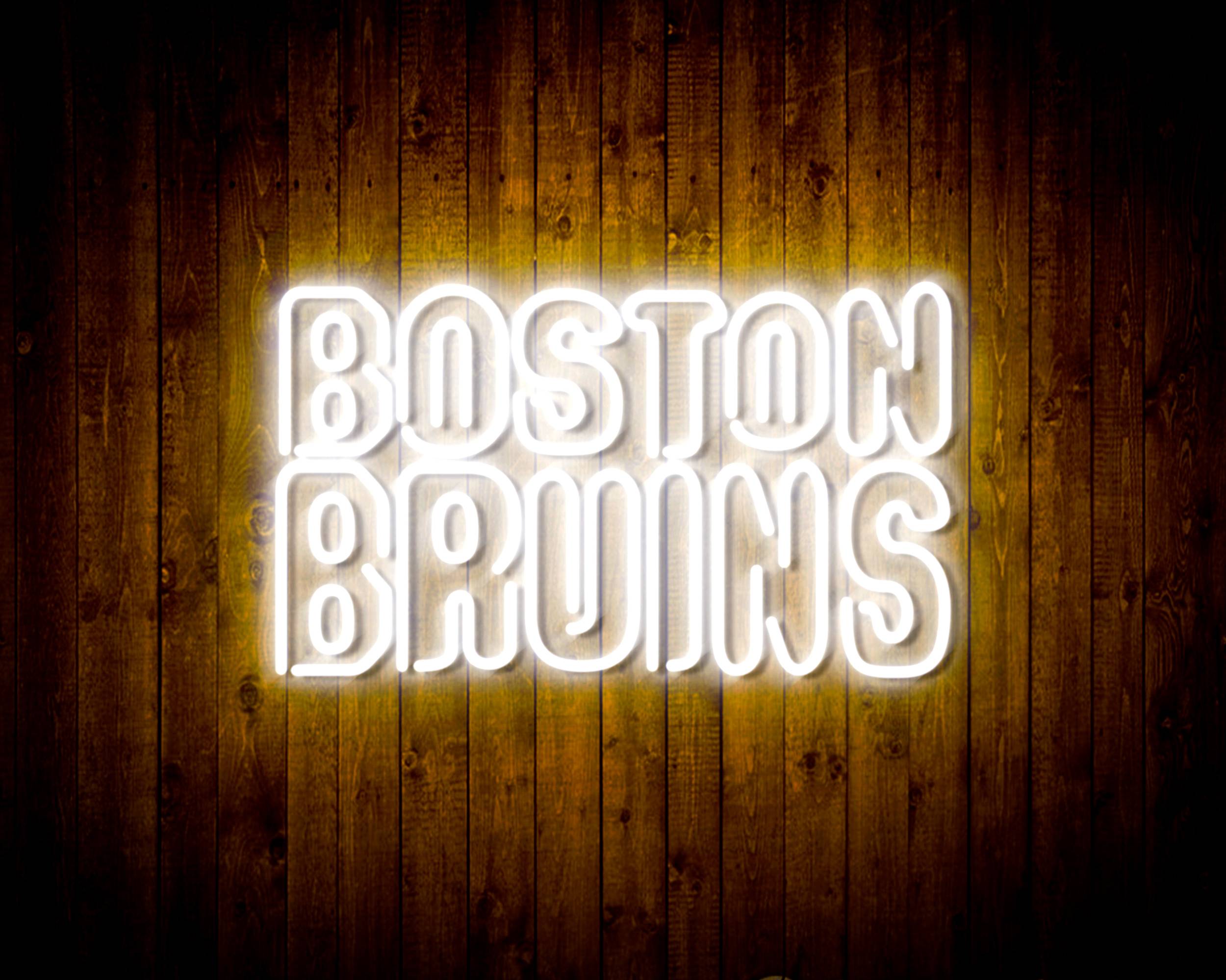 NHL Boston Bruins Handmade LED Neon Light Sign