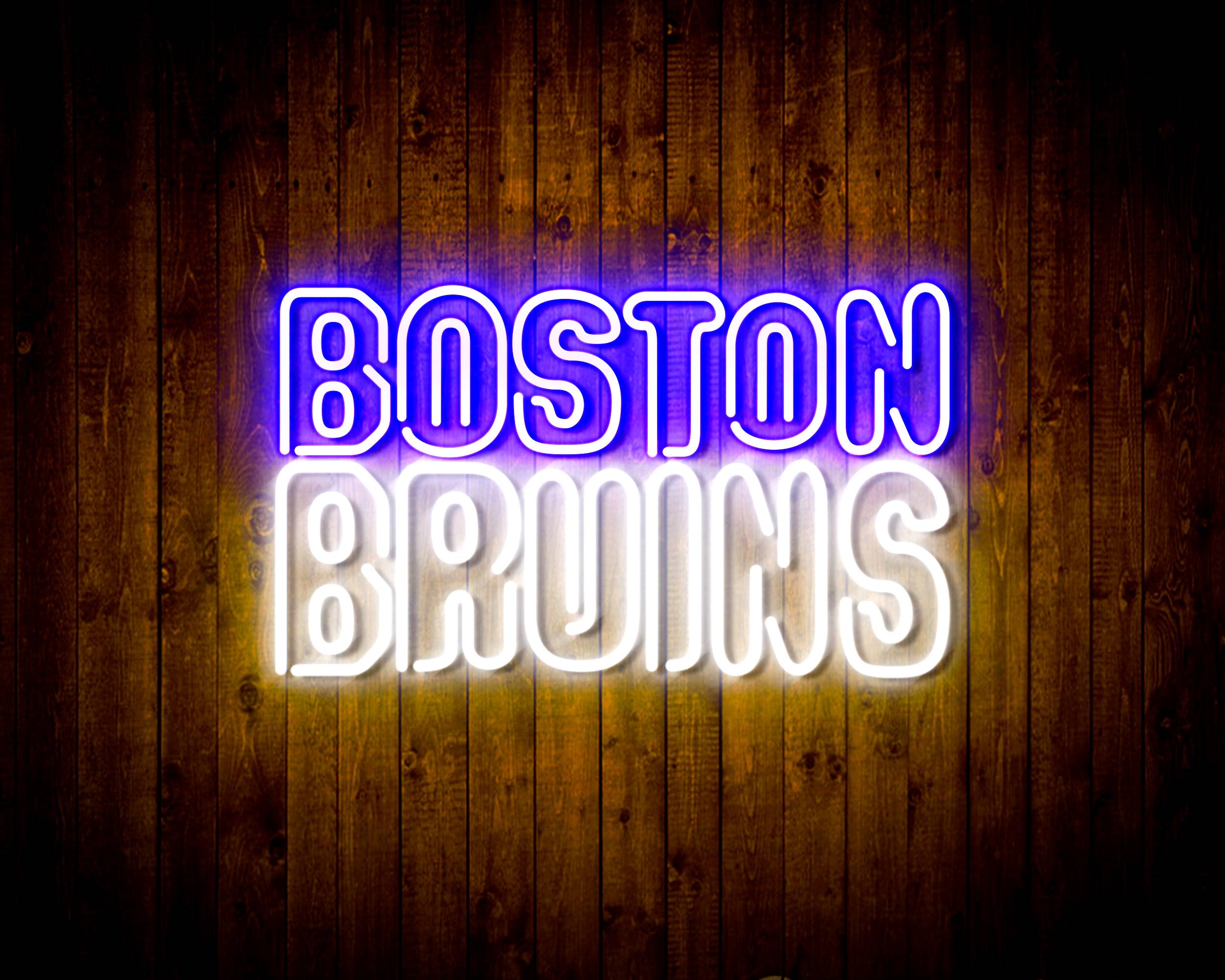 NHL Boston Bruins Handmade LED Neon Light Sign