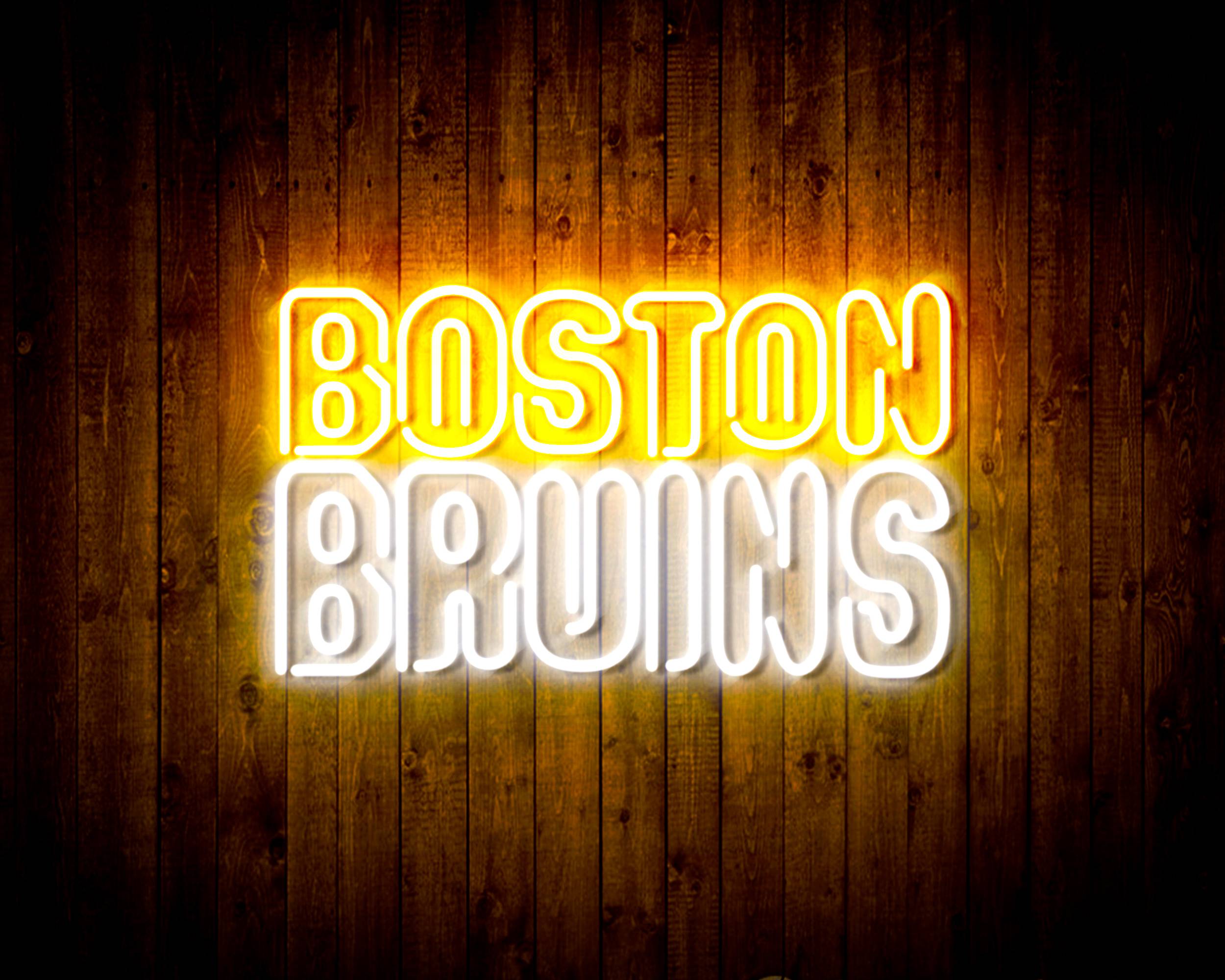 NHL Boston Bruins Handmade LED Neon Light Sign