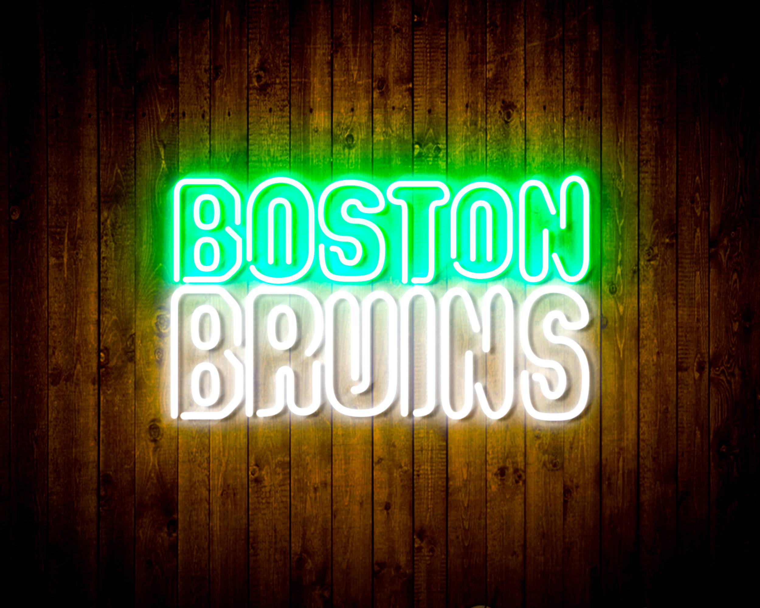 NHL Boston Bruins Handmade LED Neon Light Sign