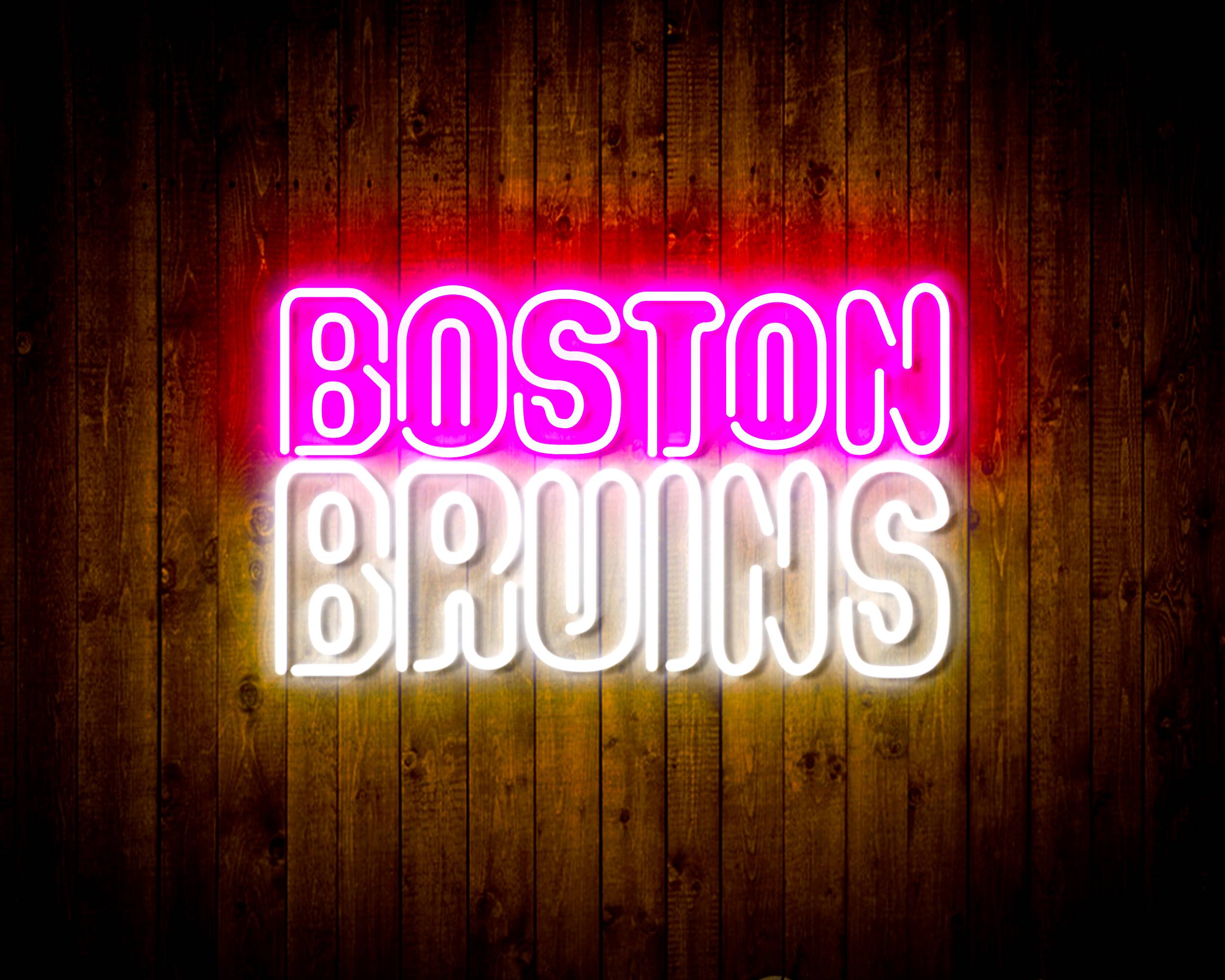 NHL Boston Bruins Handmade LED Neon Light Sign