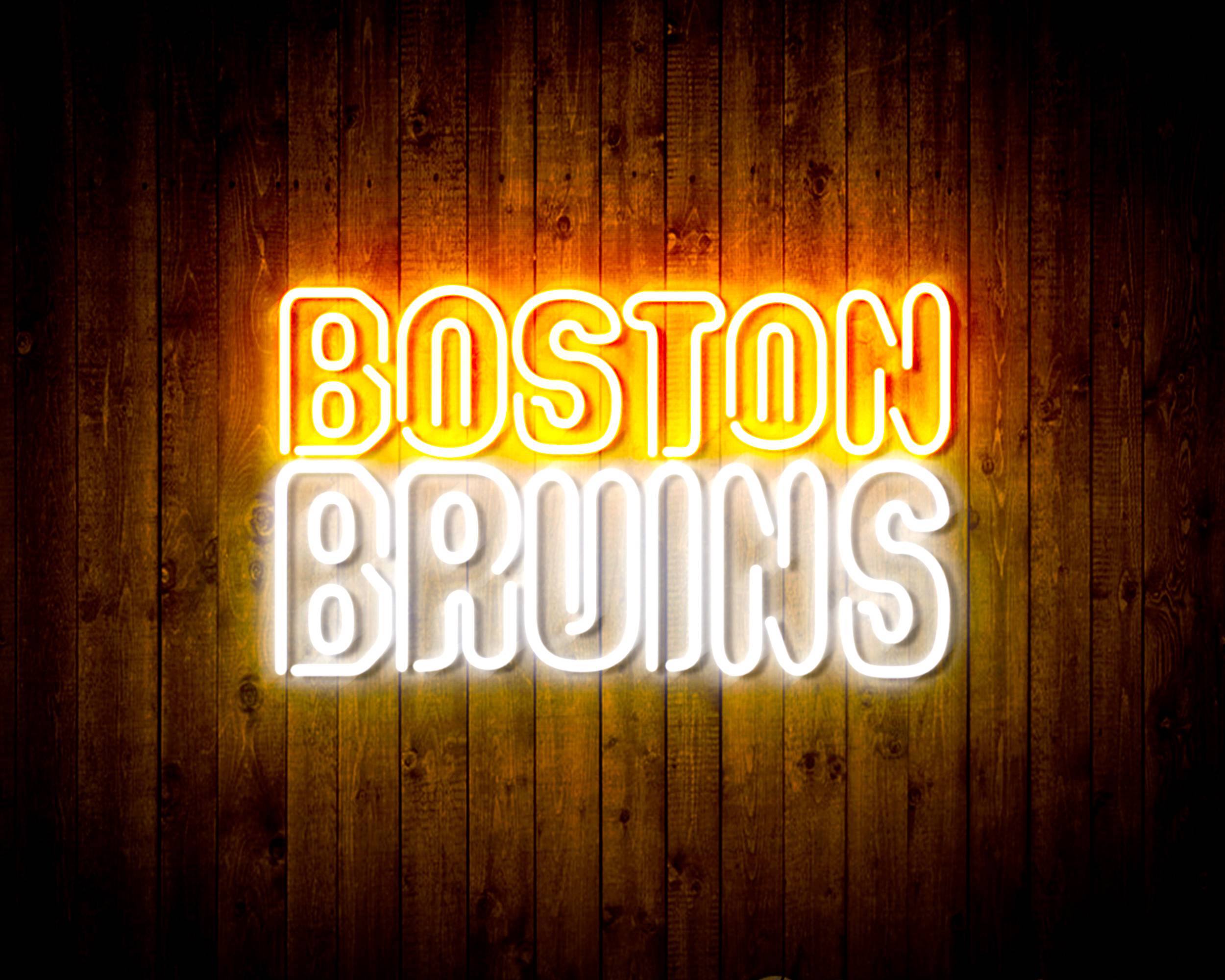 NHL Boston Bruins Handmade LED Neon Light Sign