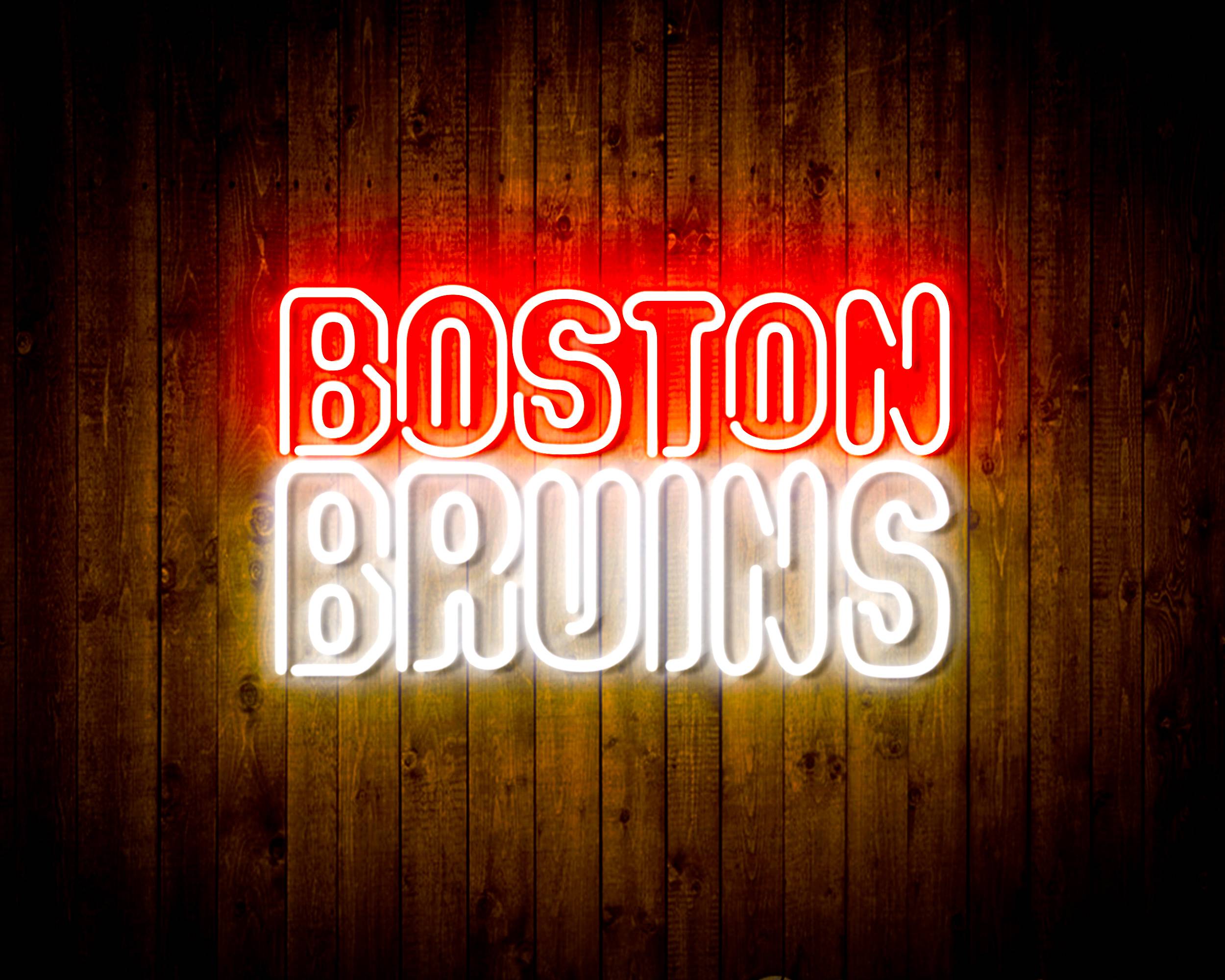 NHL Boston Bruins Handmade LED Neon Light Sign