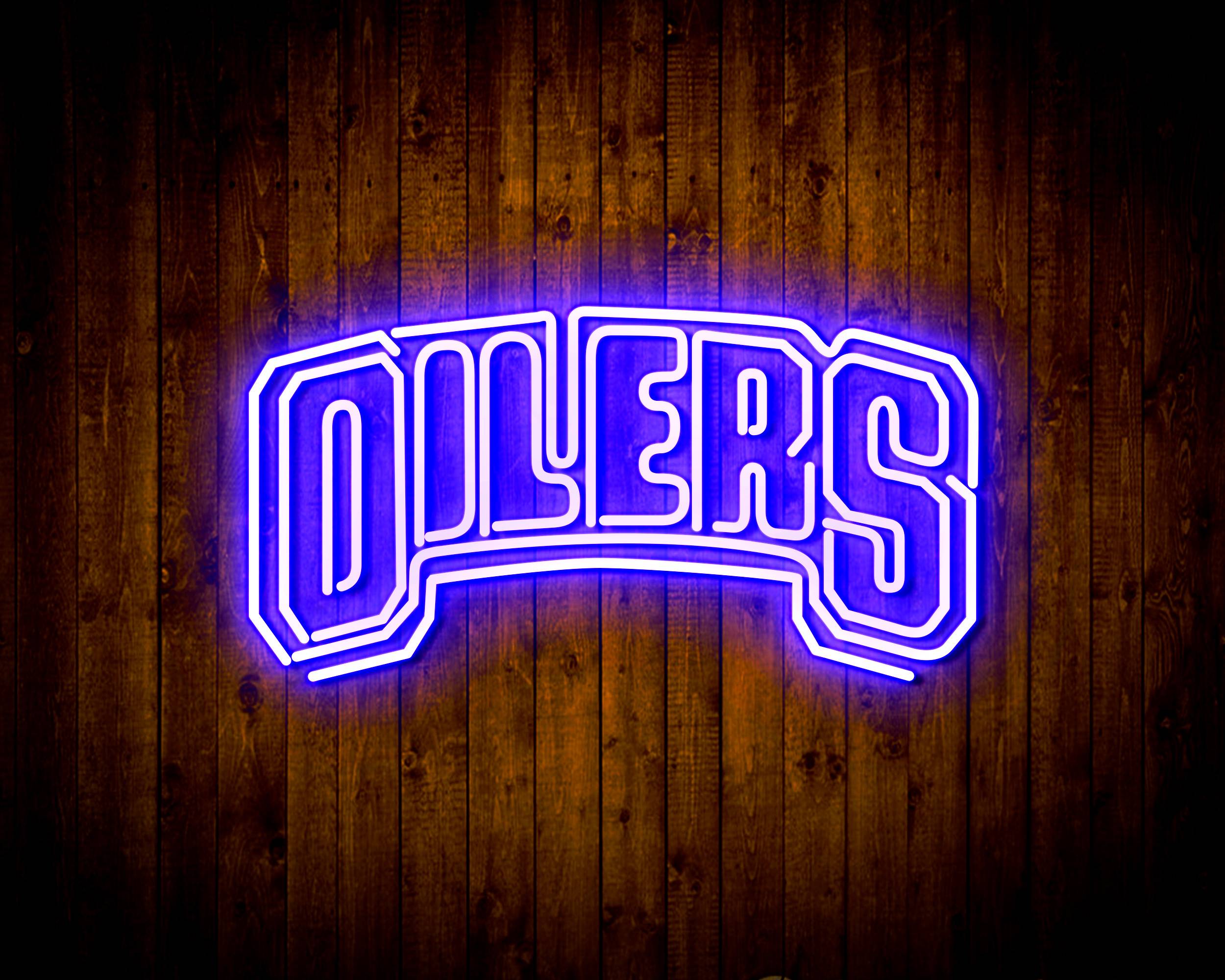 NHL Edmonton Oilers Handmade LED Neon Light Sign