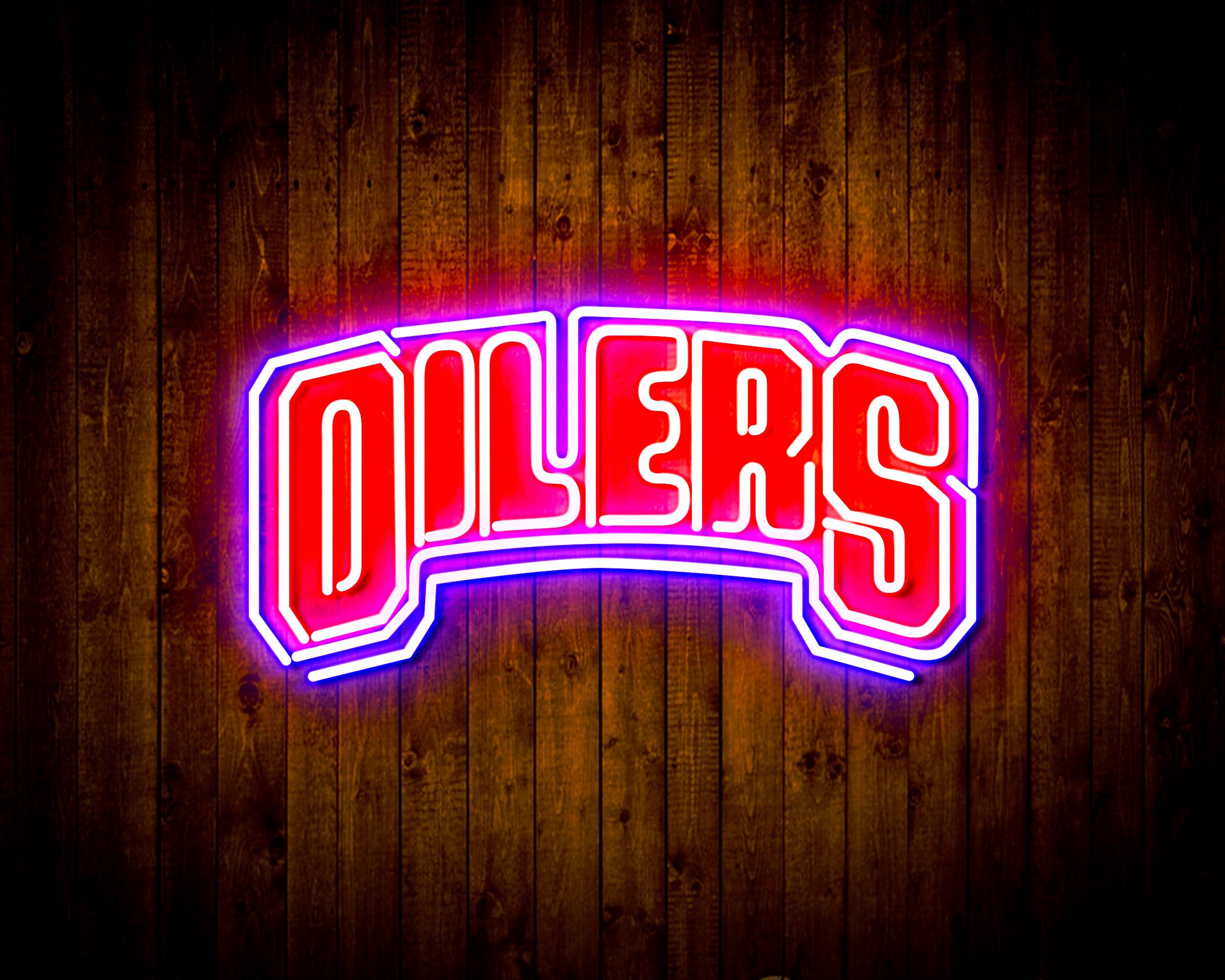 NHL Edmonton Oilers Handmade LED Neon Light Sign