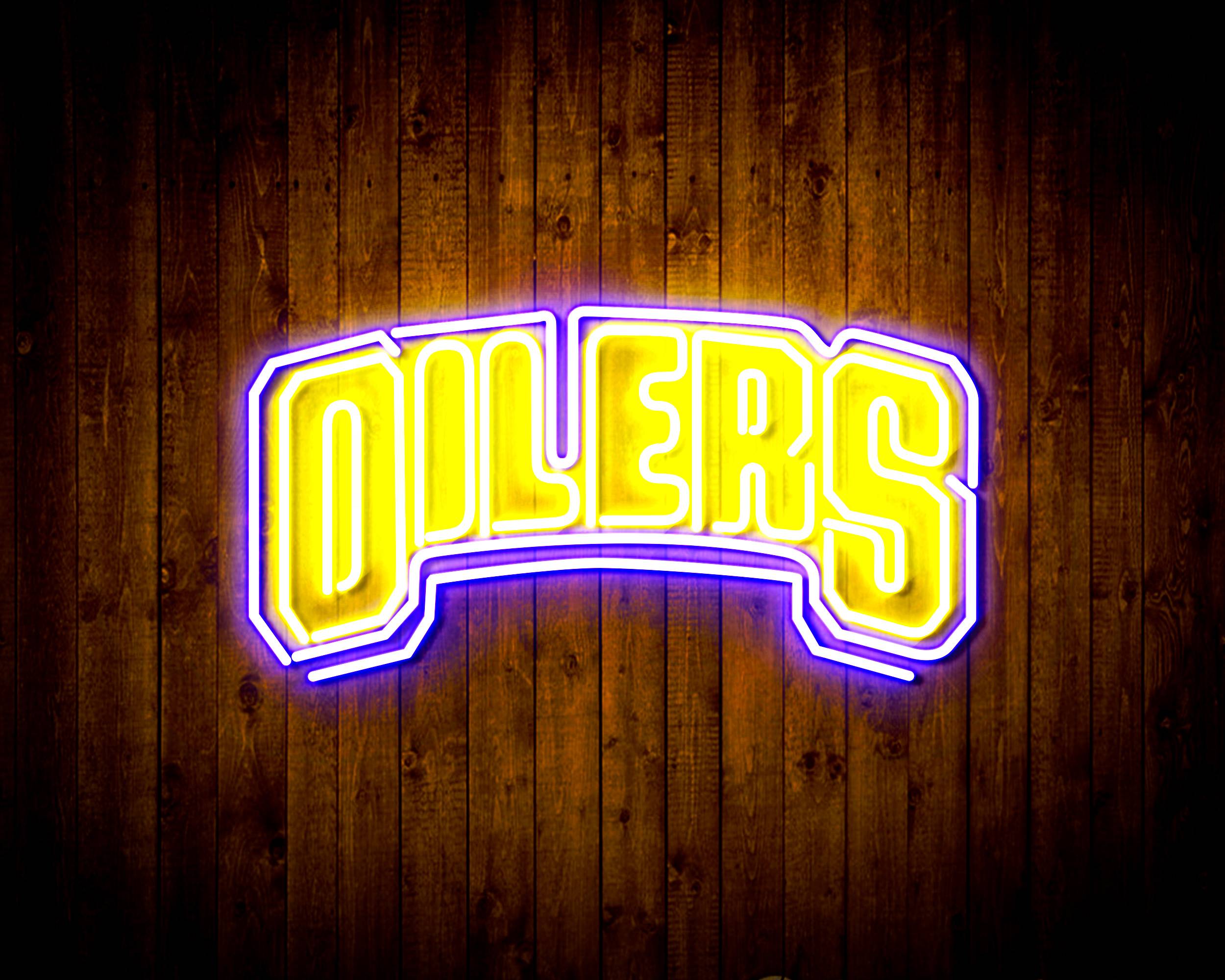 NHL Edmonton Oilers Handmade LED Neon Light Sign