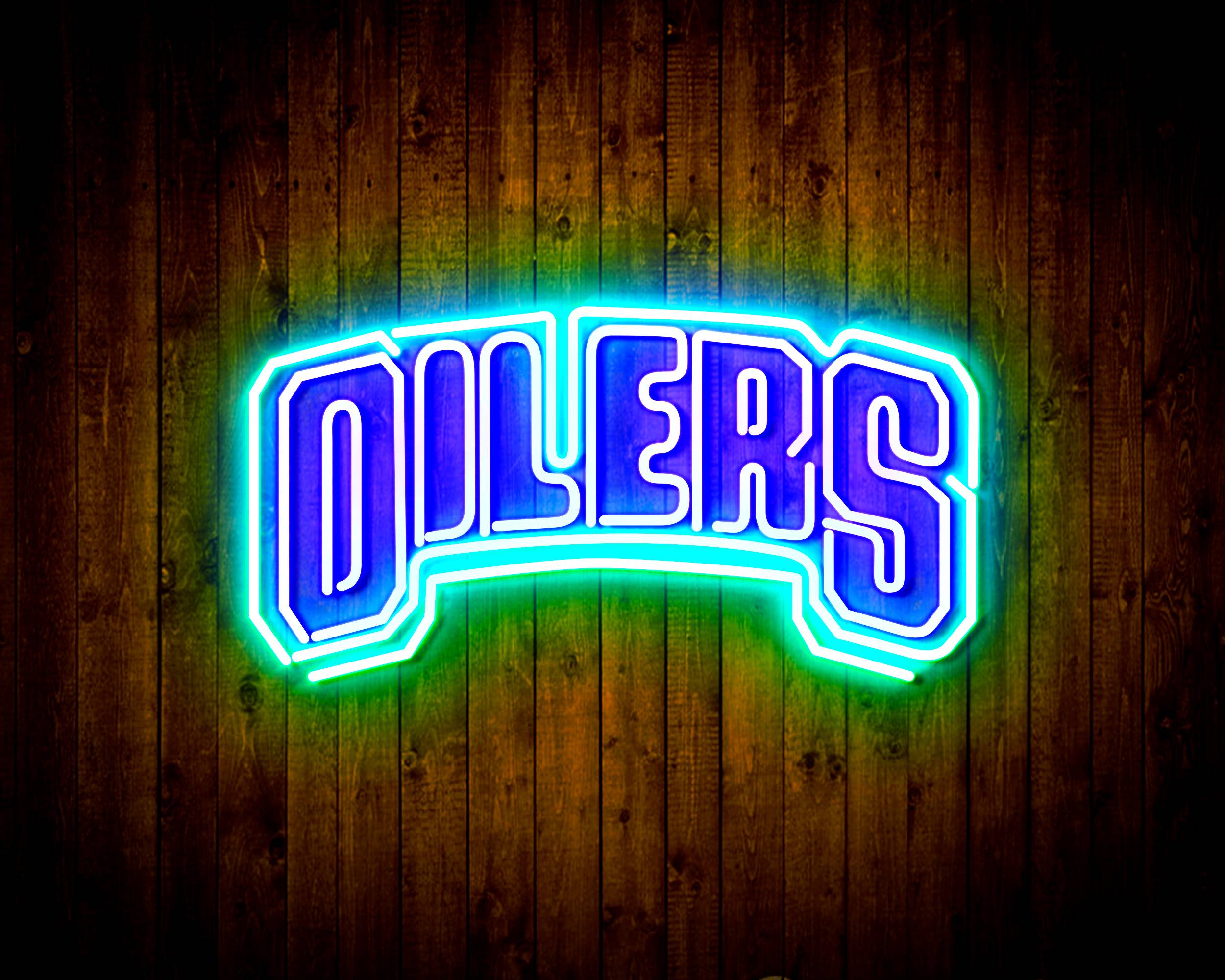 NHL Edmonton Oilers Handmade LED Neon Light Sign