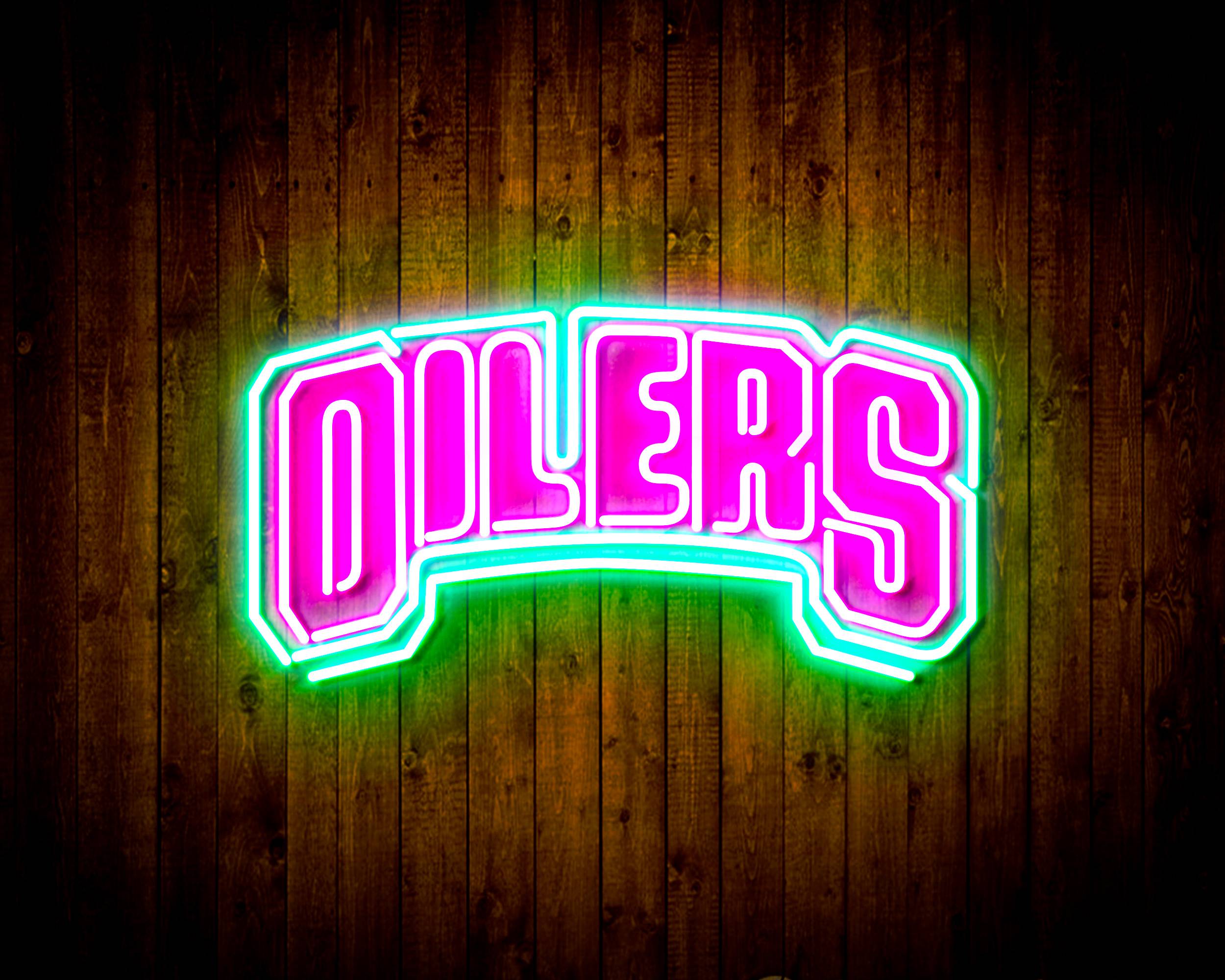 NHL Edmonton Oilers Handmade LED Neon Light Sign