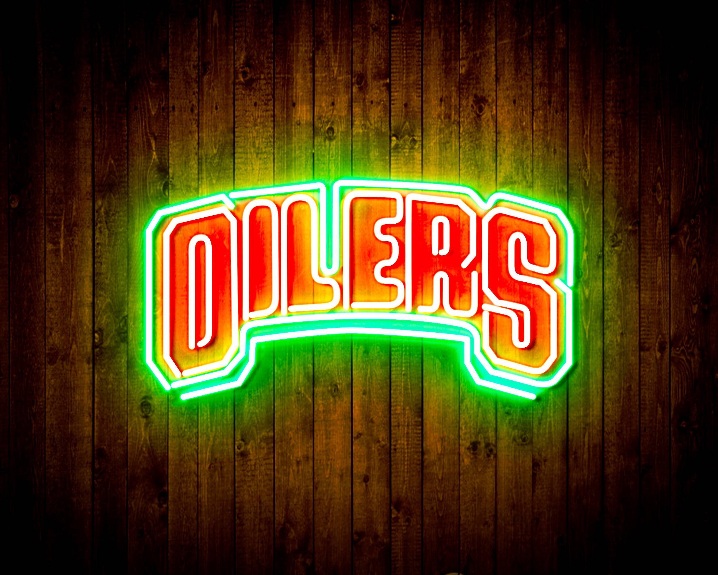 NHL Edmonton Oilers Handmade LED Neon Light Sign