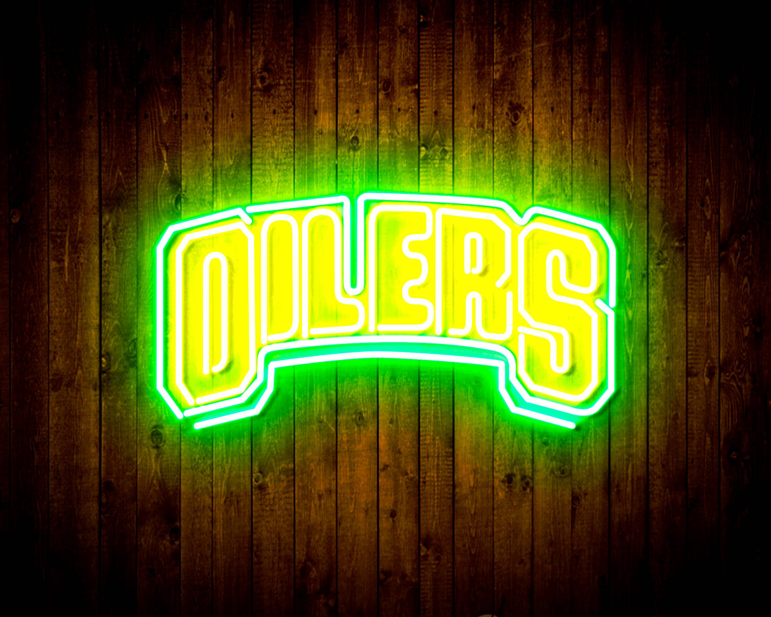 NHL Edmonton Oilers Handmade LED Neon Light Sign